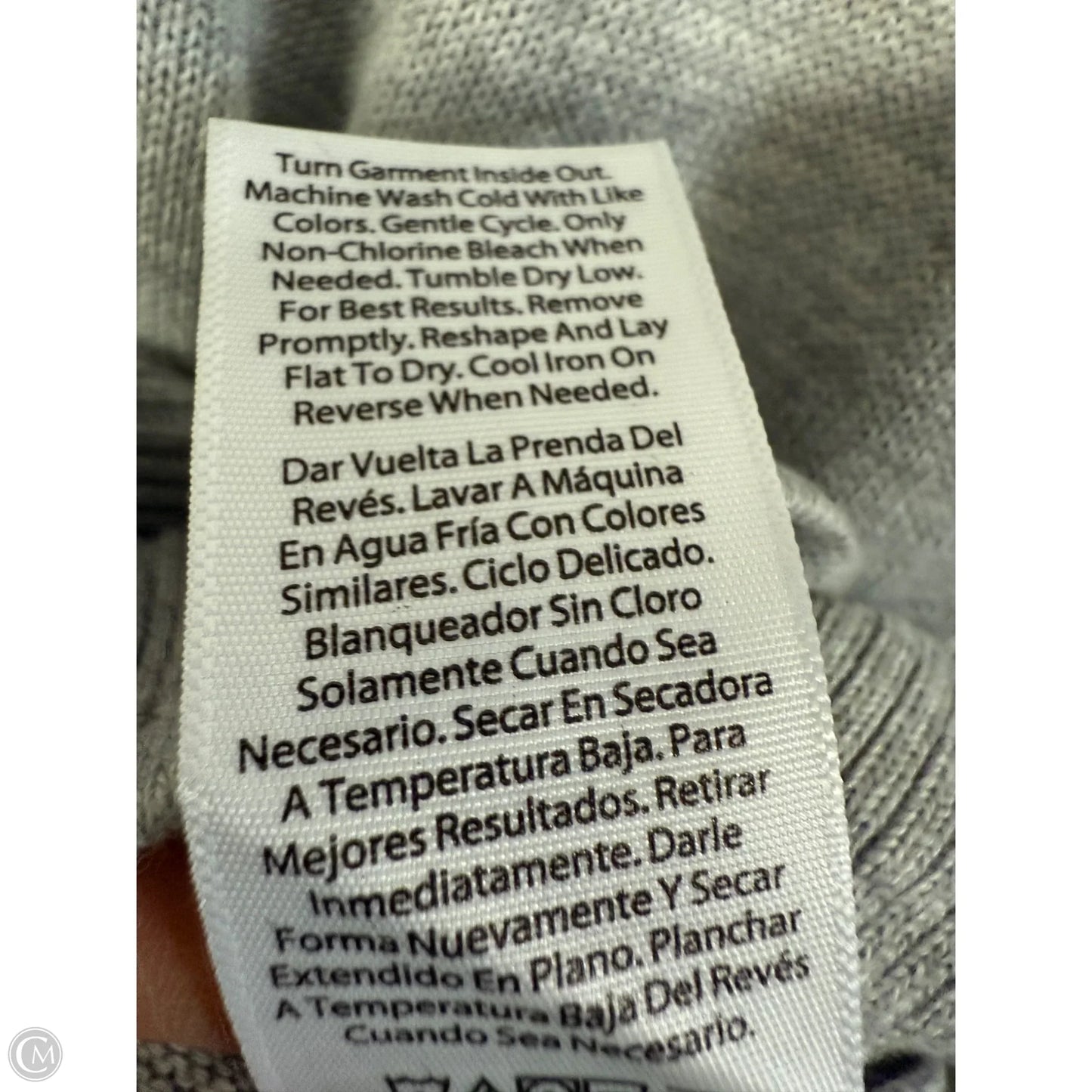 Top Long Sleeve By Time And Tru In Grey, Size: S