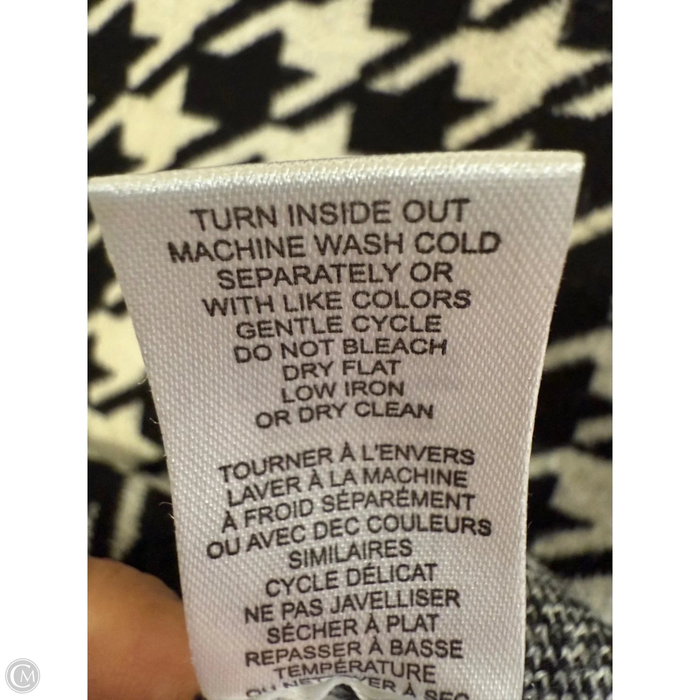 Sweater By T Tahari In Black & White, Size: M