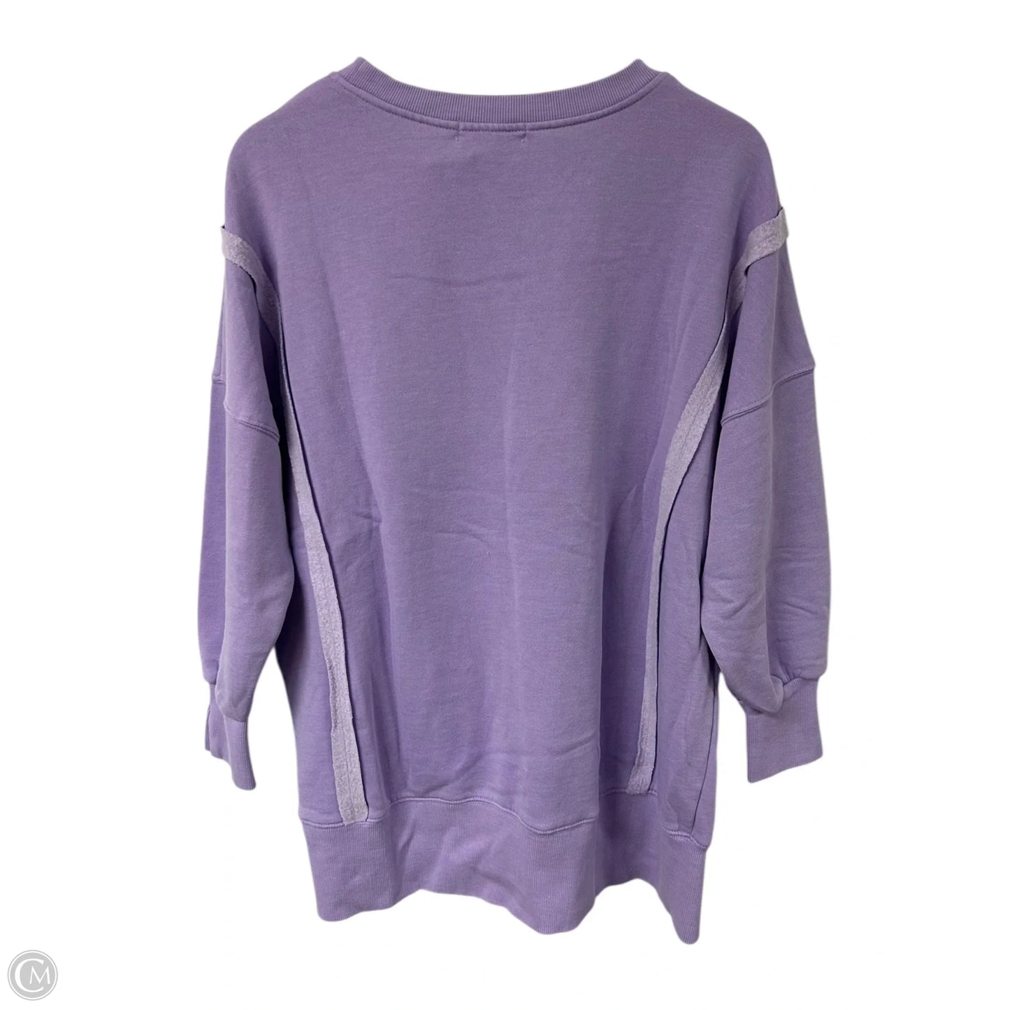 Sweatshirt Crewneck By Cme In Purple, Size: S