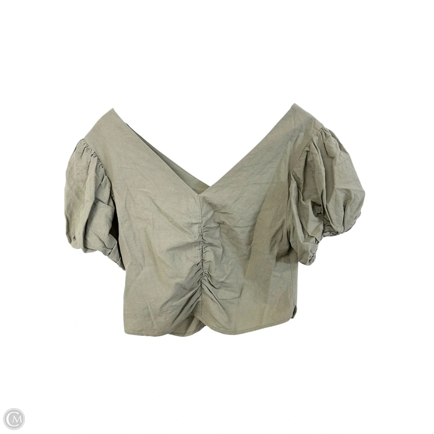 Top Short Sleeve By Very J In Green, Size: L