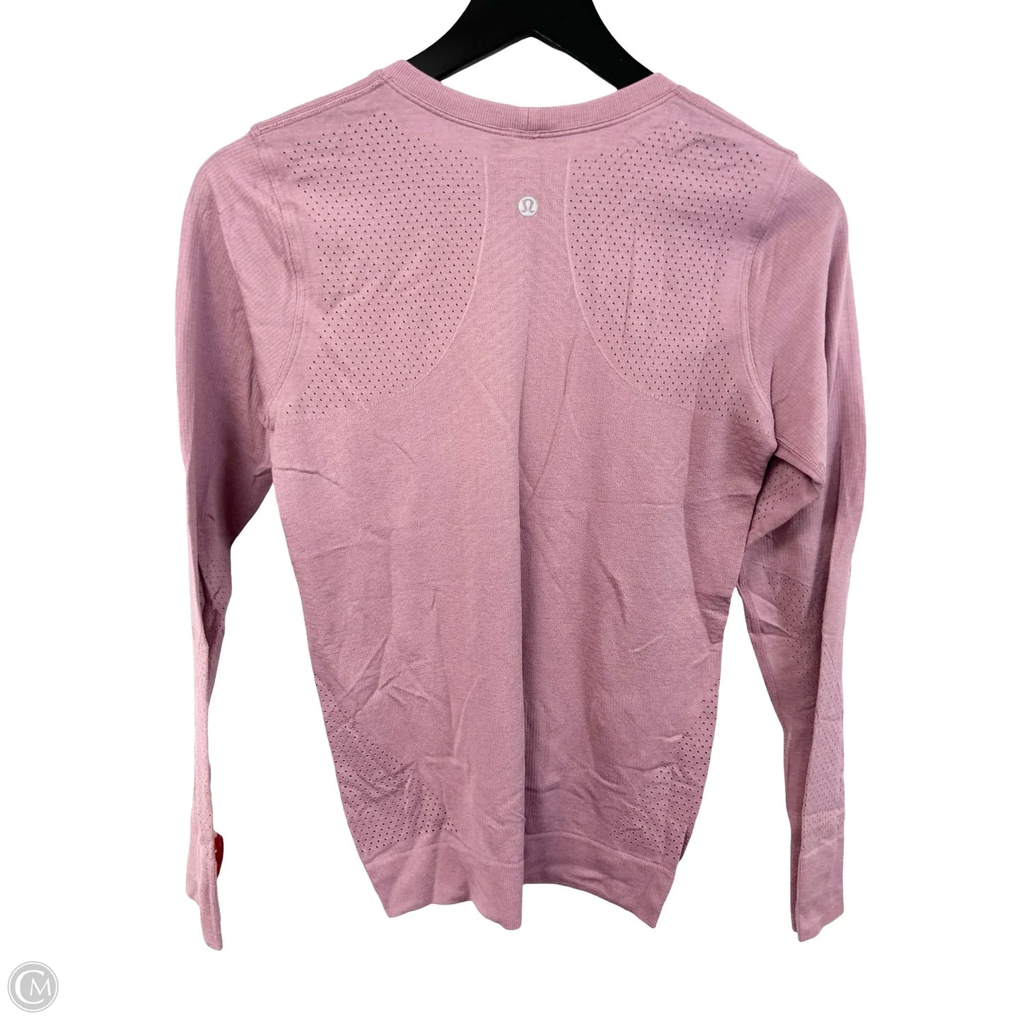 Athletic Top Long Sleeve Crewneck By Lululemon In Pink, Size: 8