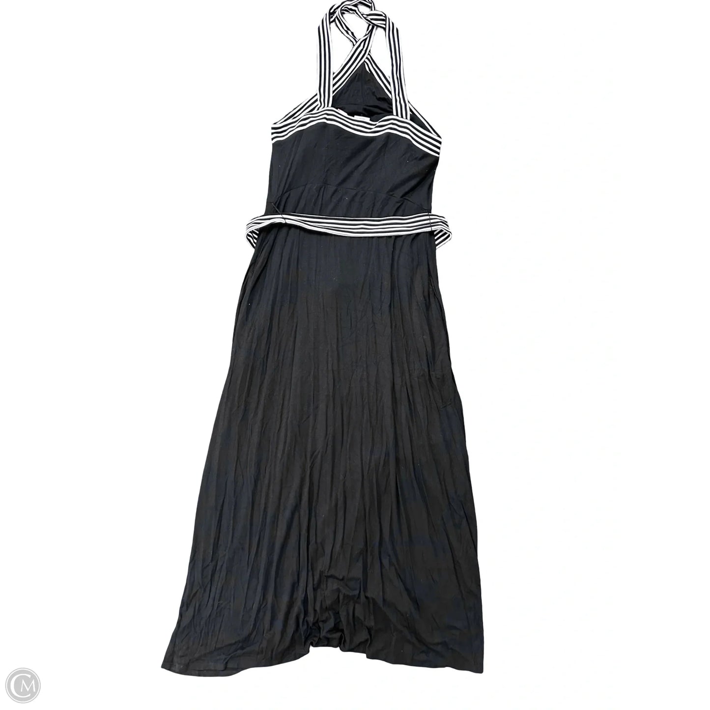 Dress Casual Maxi By Soma In Black & White, Size: L