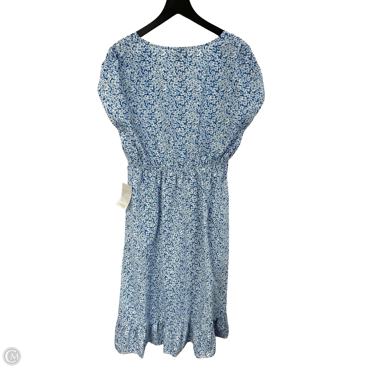 Dress Casual Maxi By Bobeau In Blue & White, Size: M