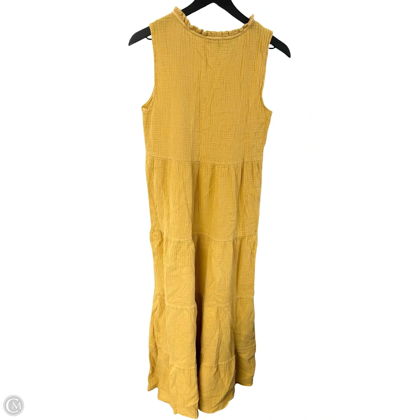 Dress Casual Maxi By Evereve In Yellow, Size: S