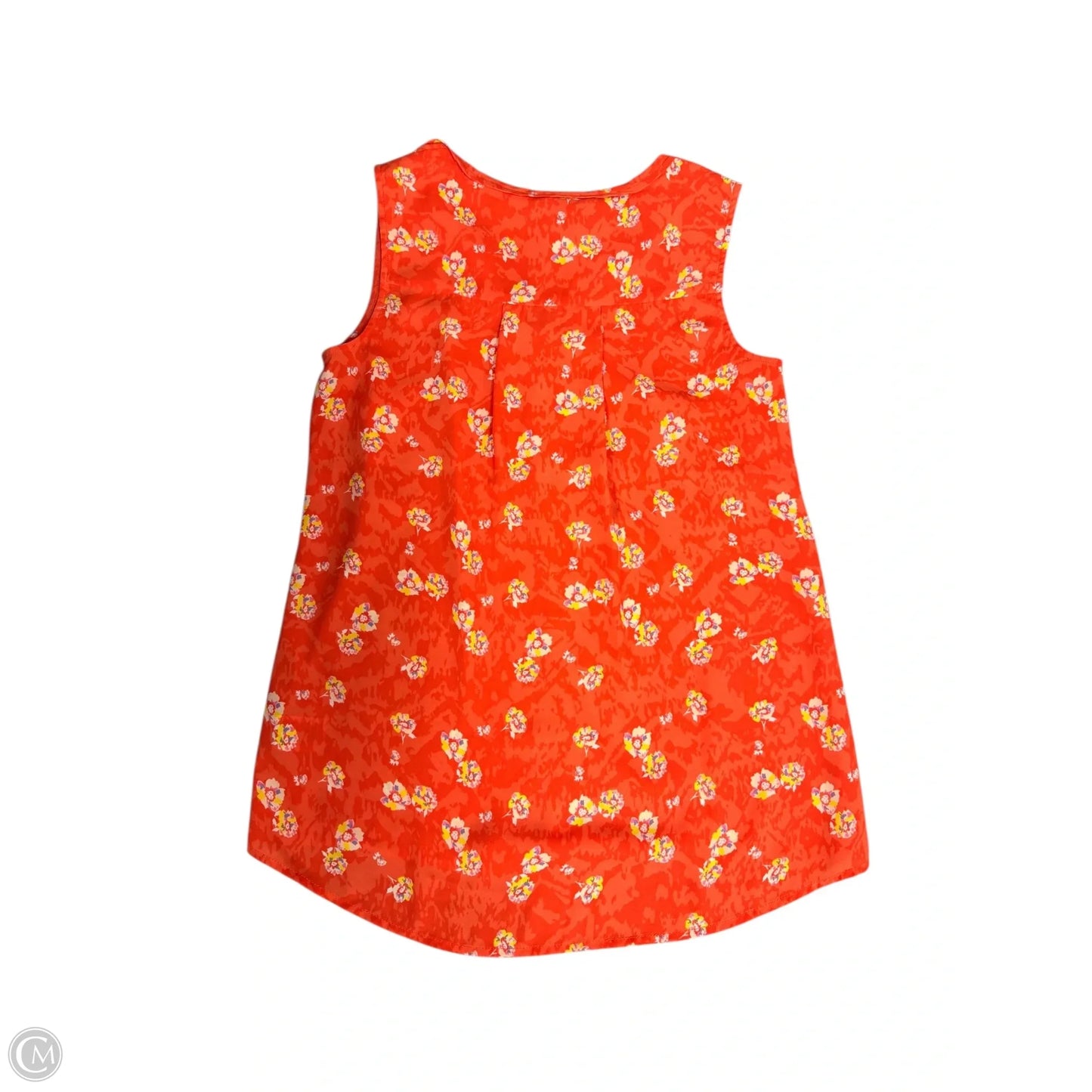 Top Sleeveless By Cabi In Orange, Size: Xs