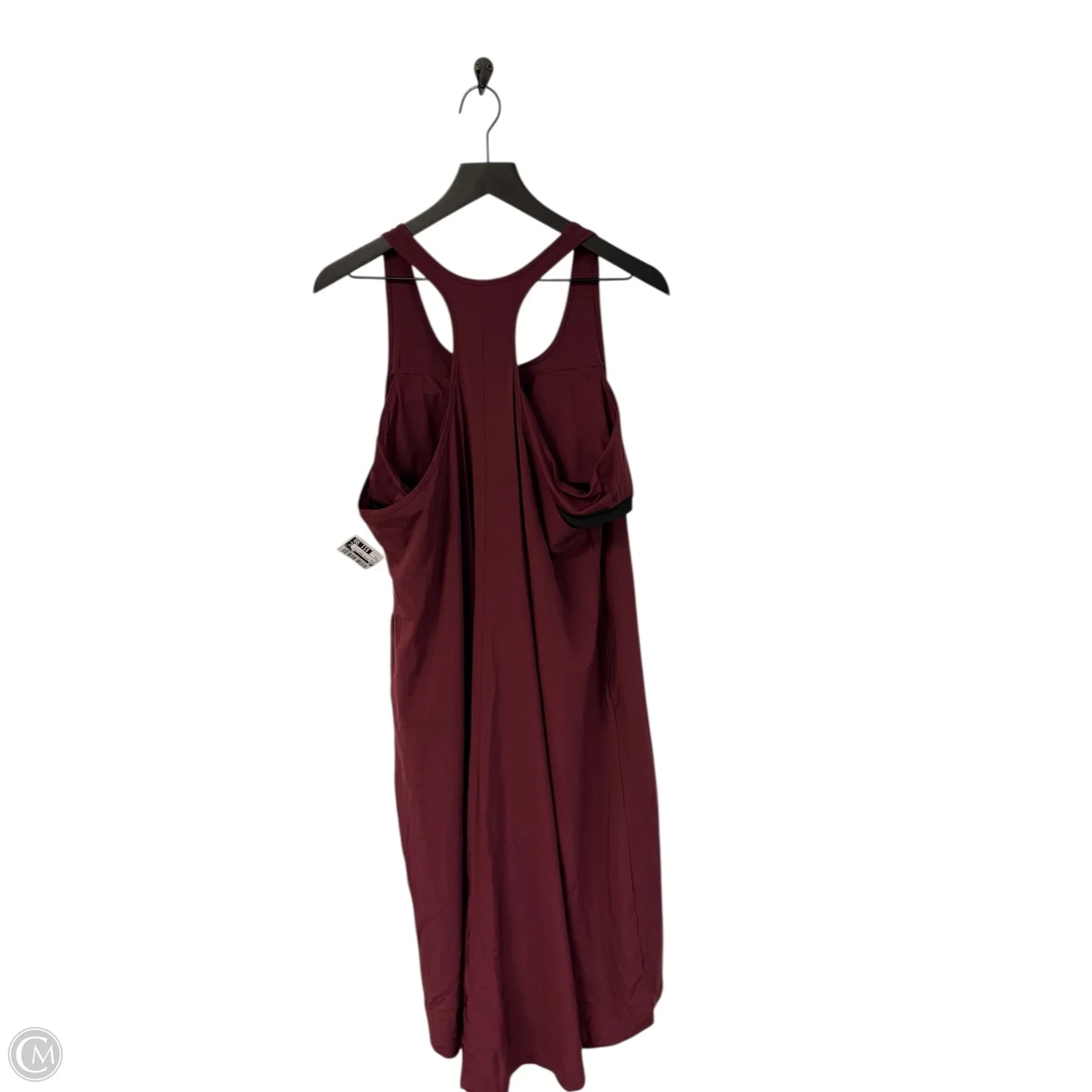 Dress Casual Maxi By Cmf In Maroon, Size: Xl