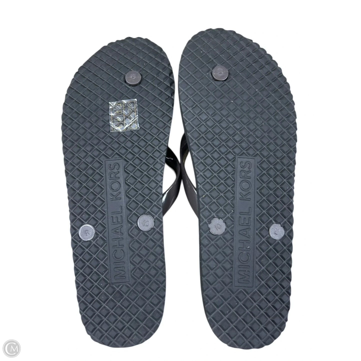 Sandals Flip Flops By Michael By Michael Kors In Brown, Size: 10