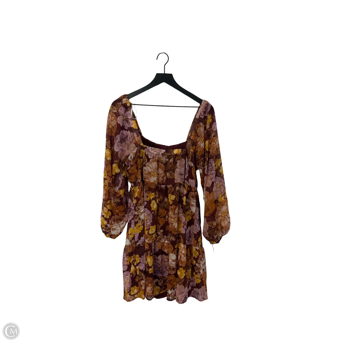 Dress Casual Short By En Creme In Floral Print, Size: L