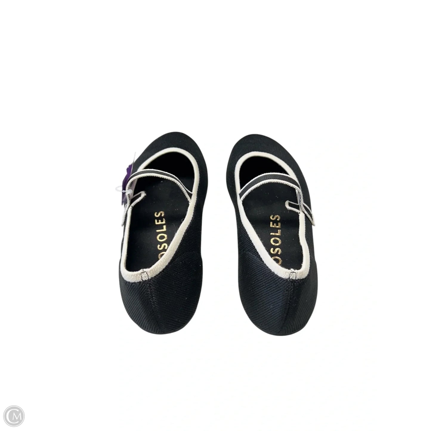 Shoes Flats By Aerosoles In Black & White, Size: 8.5