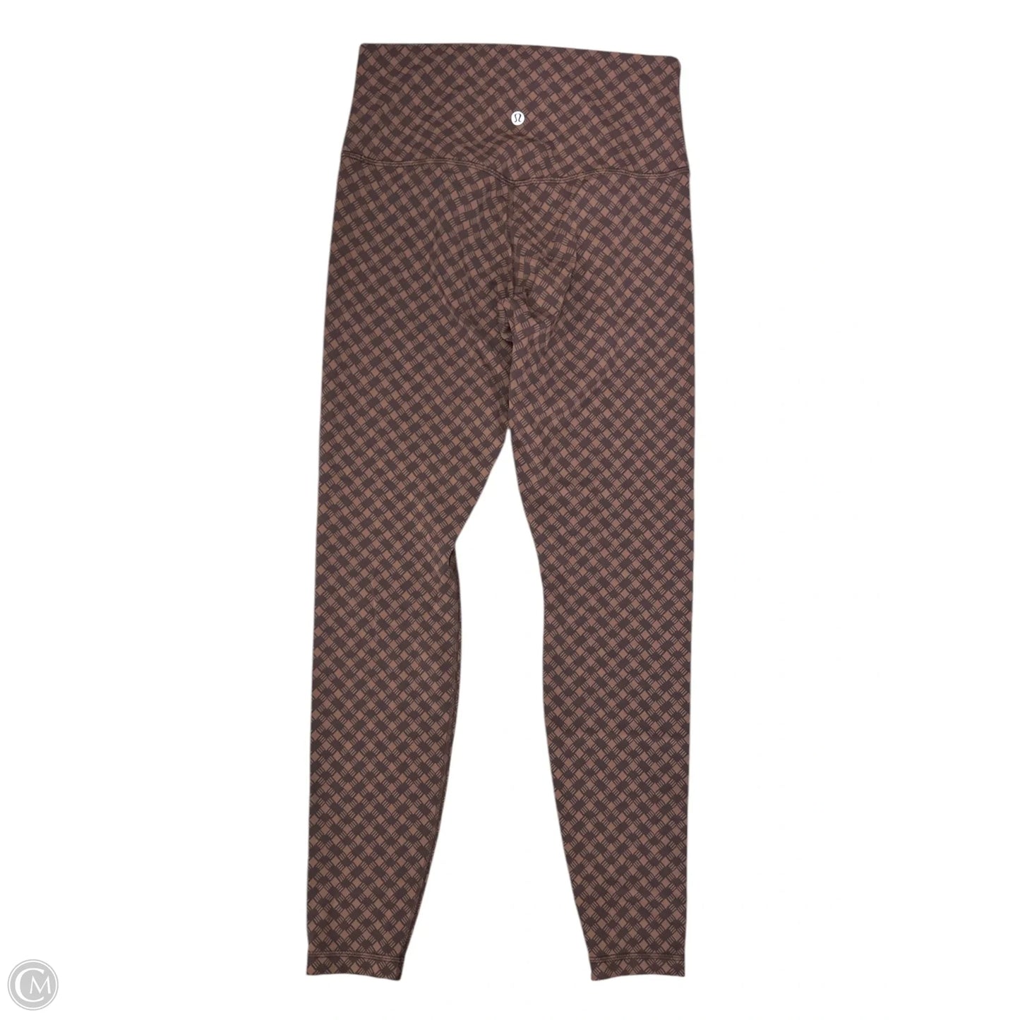 Athletic Leggings By Lululemon In Brown, Size: 10