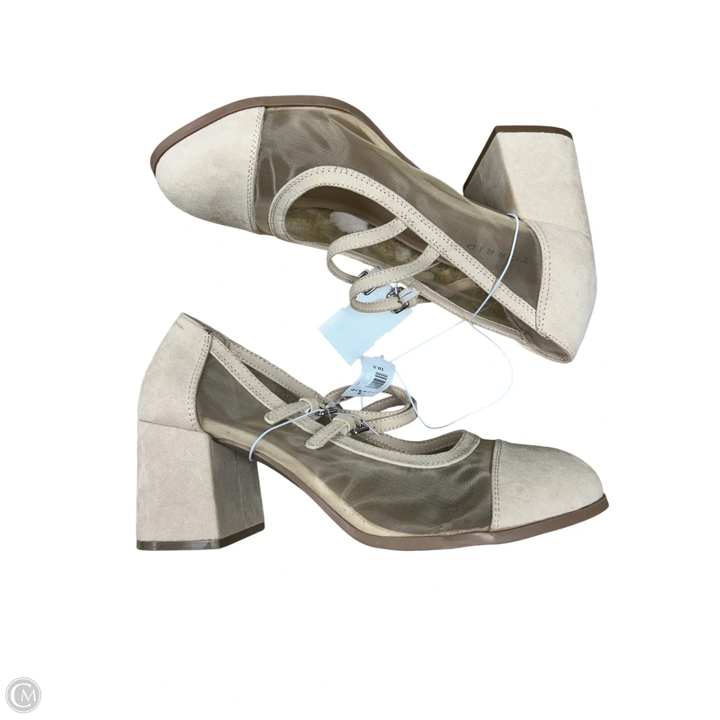 Shoes Heels Block By Torrid In Tan, Size: 10.5
