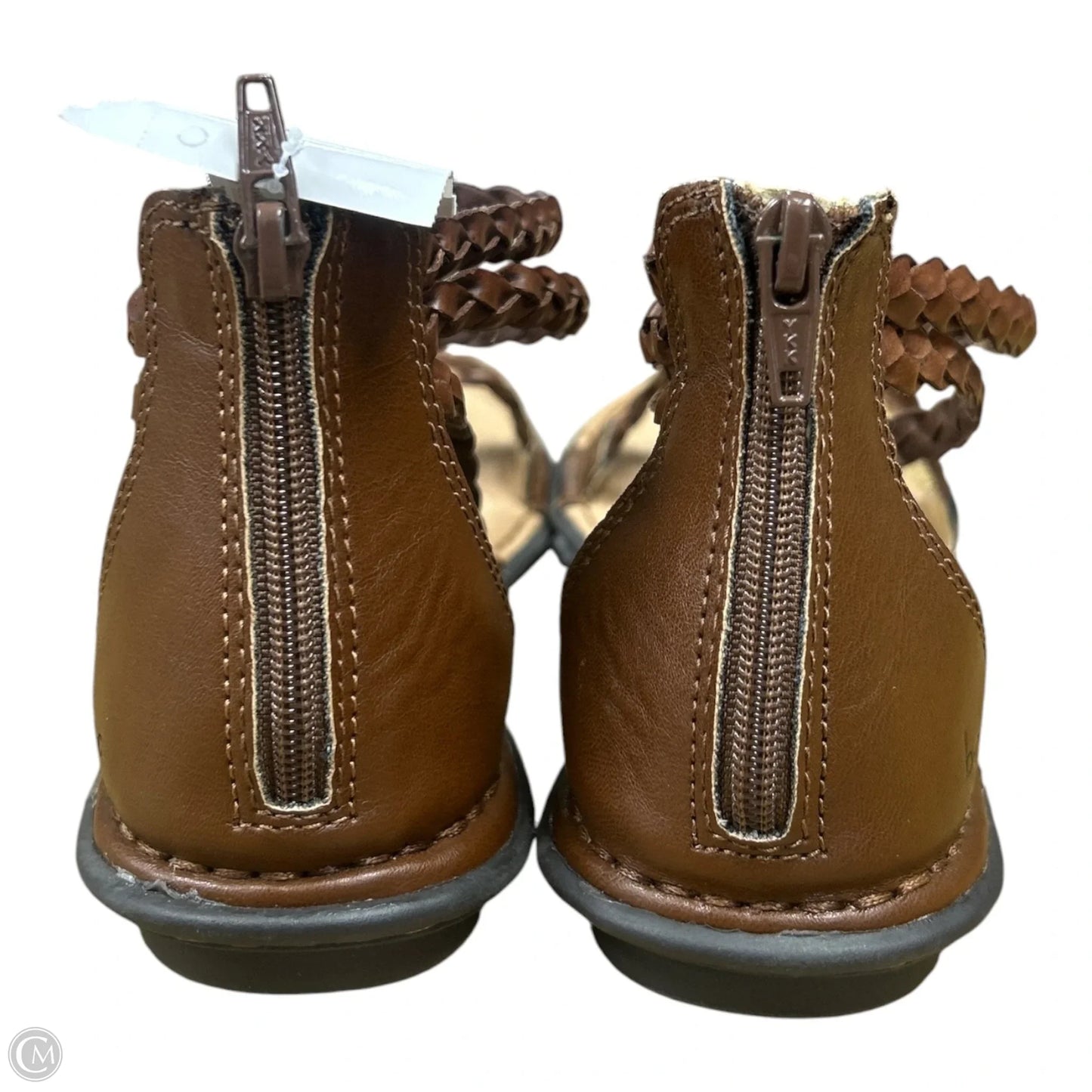 Sandals Flats By Born In Brown, Size: 7