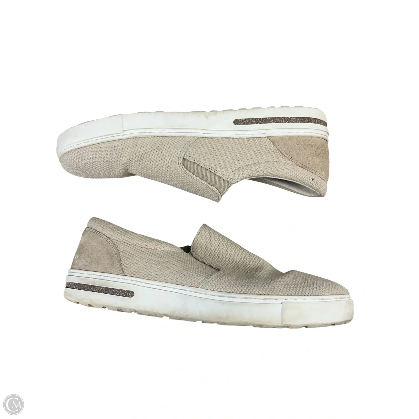 Shoes Flats By Birkenstock In Tan, Size: 10