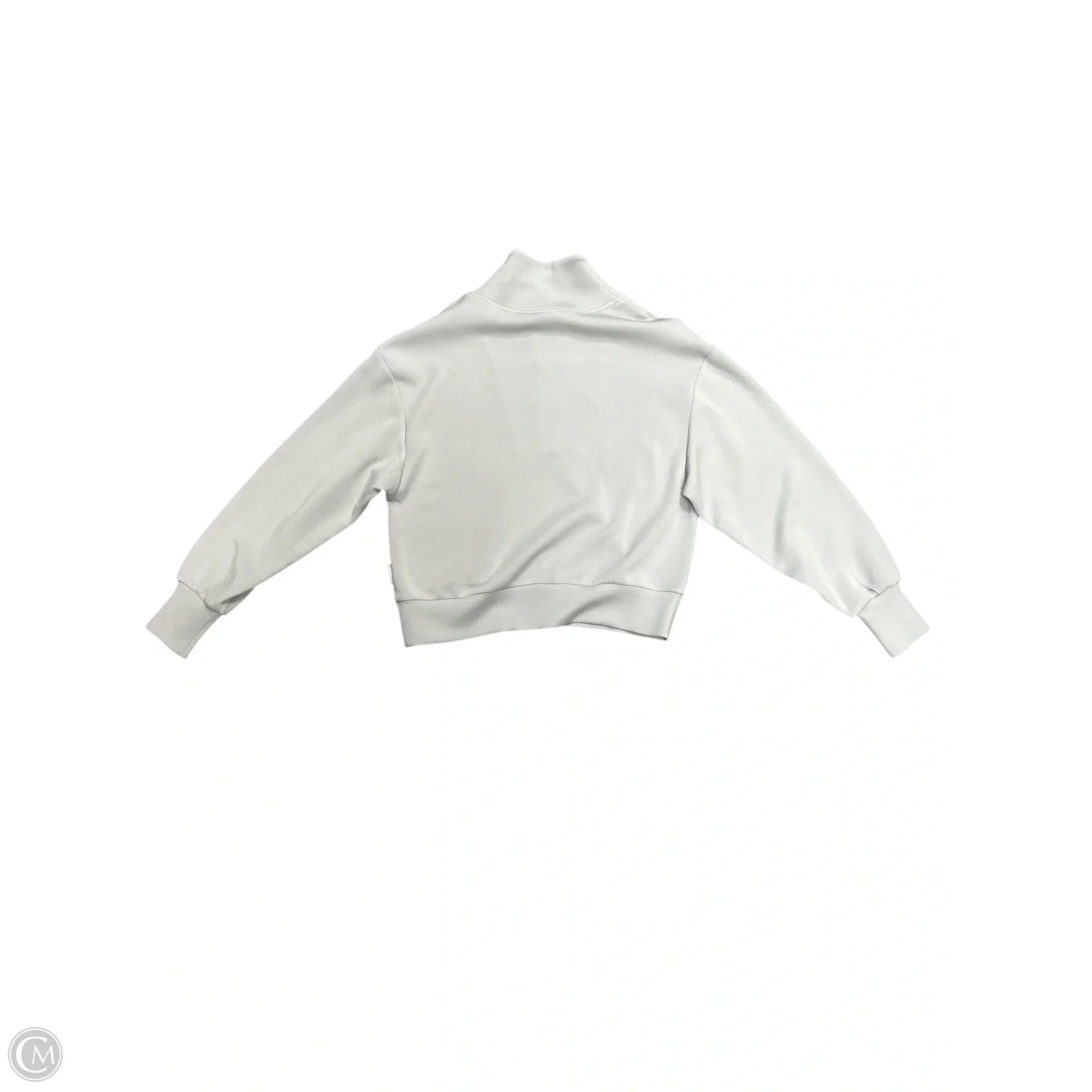 Sweatshirt Collar By Varley In Grey, Size: S