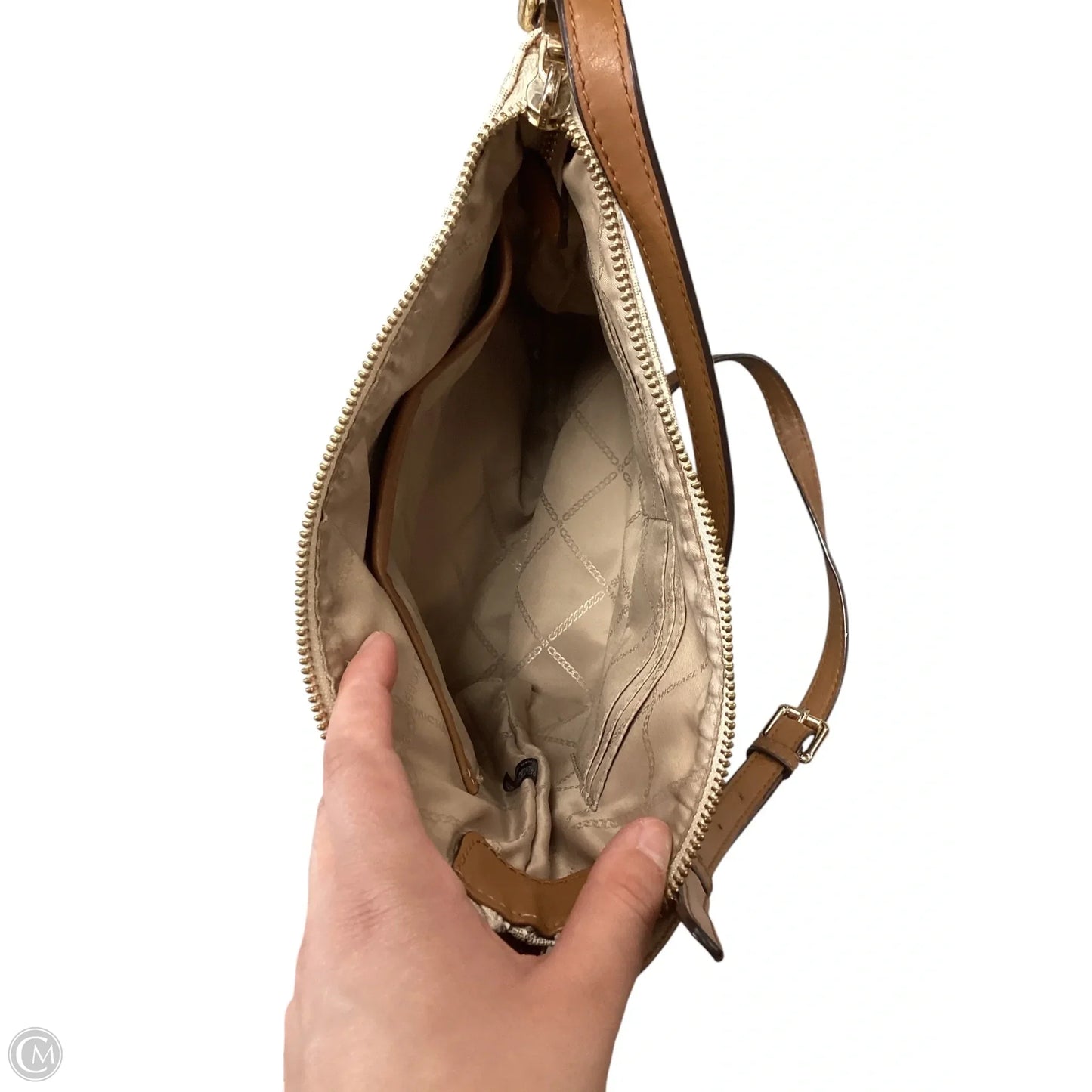 Crossbody Designer By Michael Kors, Size: Medium