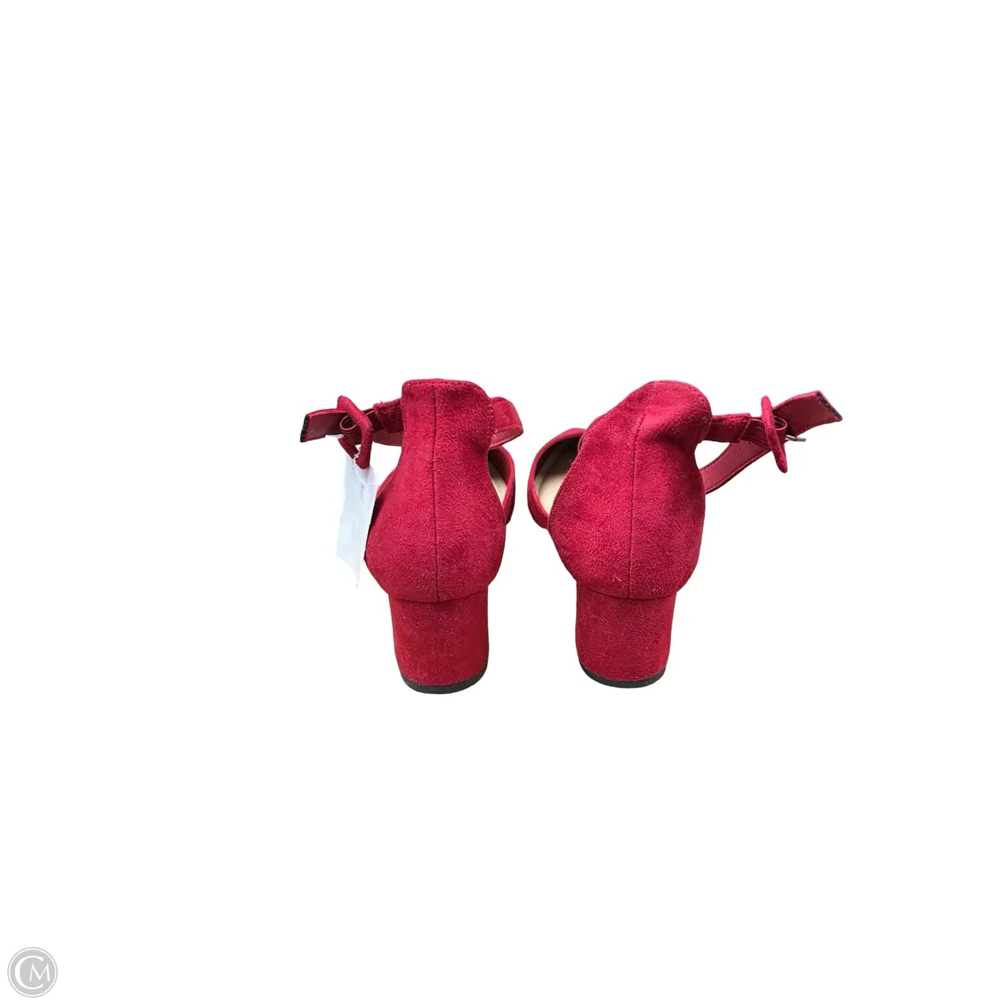 Shoes Heels Kitten By Cme In Red, Size: 7.5