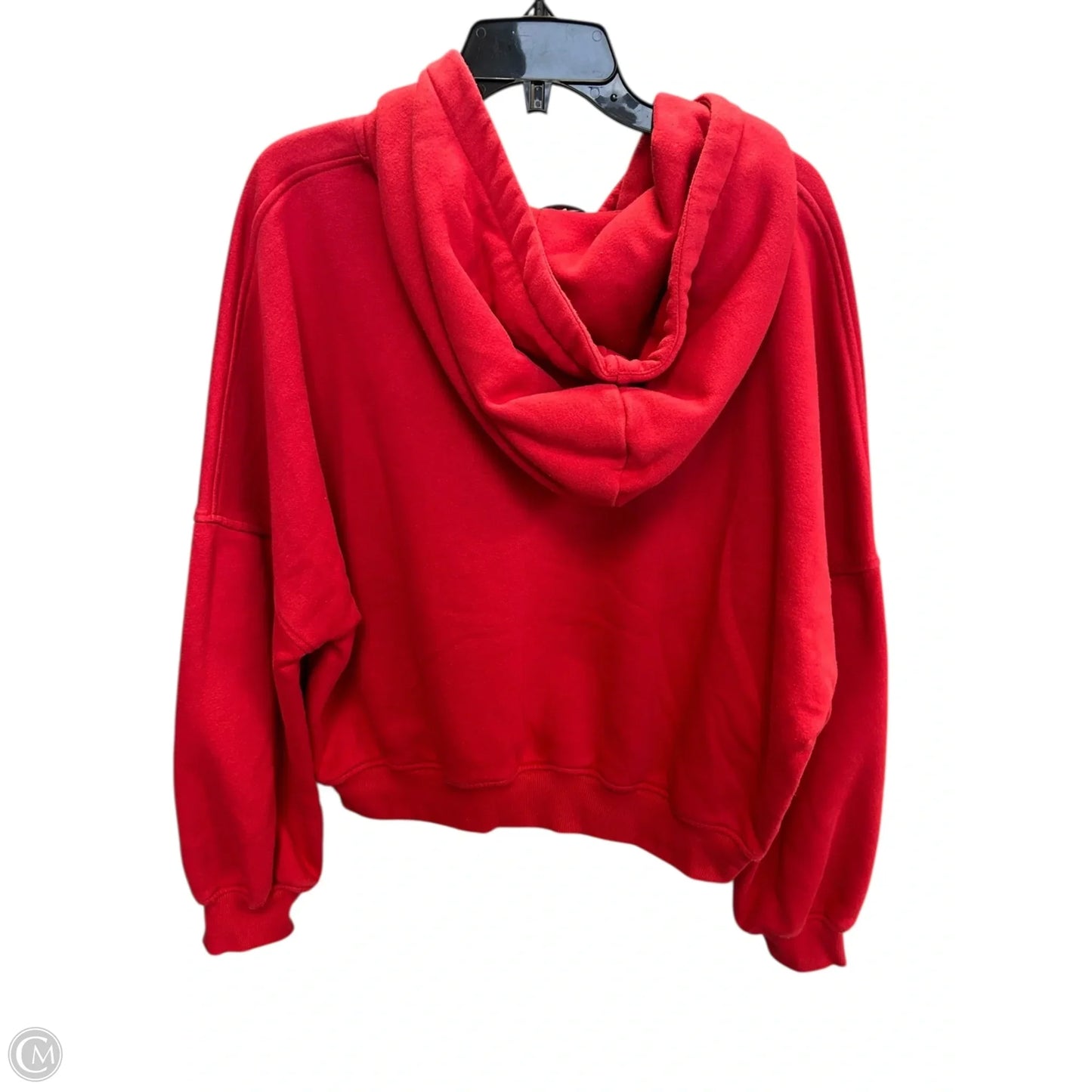 Sweatshirt Hoodie By Rae Mode In Red, Size: M
