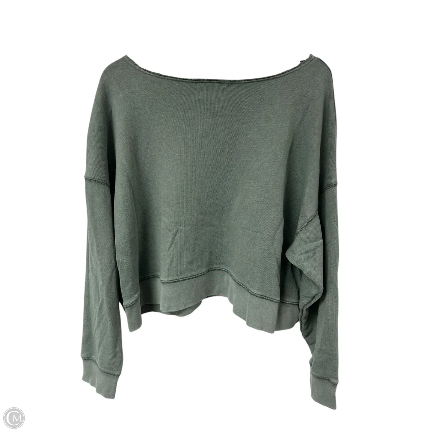 Sweatshirt Crewneck By Aerie In Green, Size: S