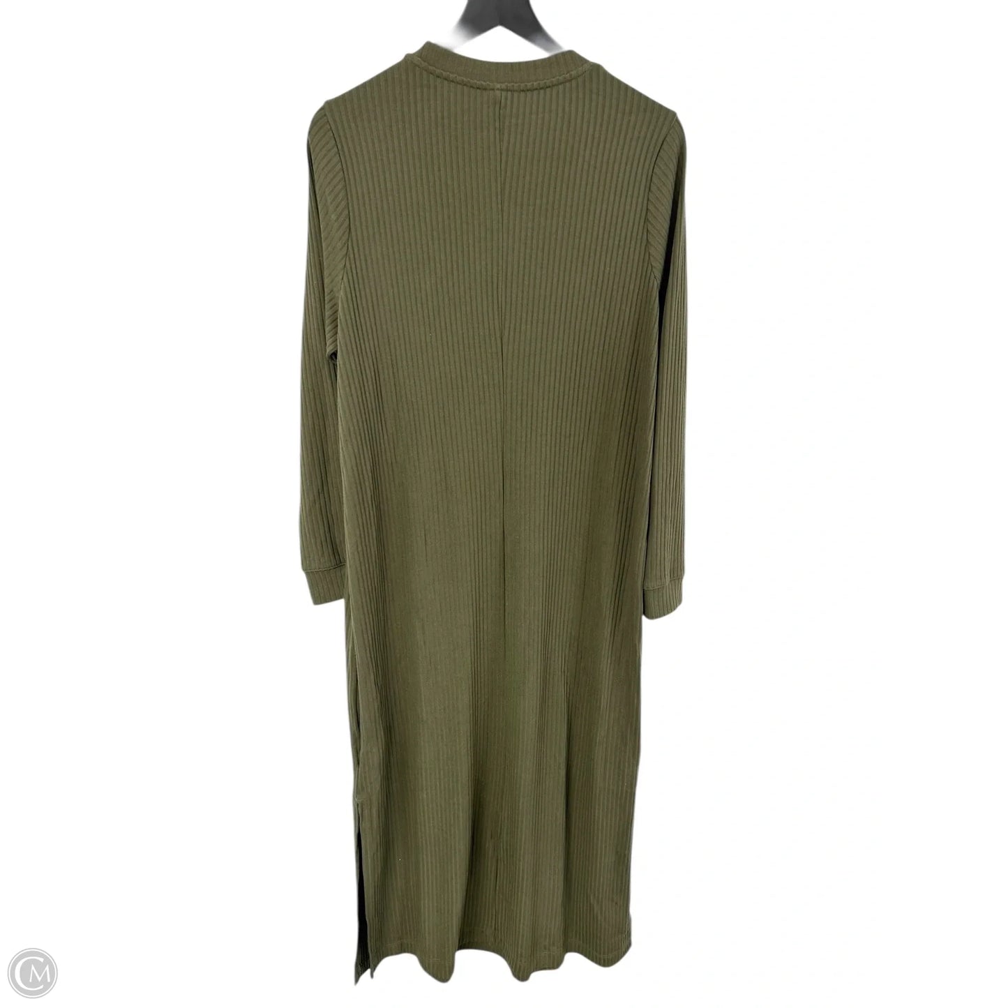 Dress Casual Midi By Old Navy In Green, Size: Xl