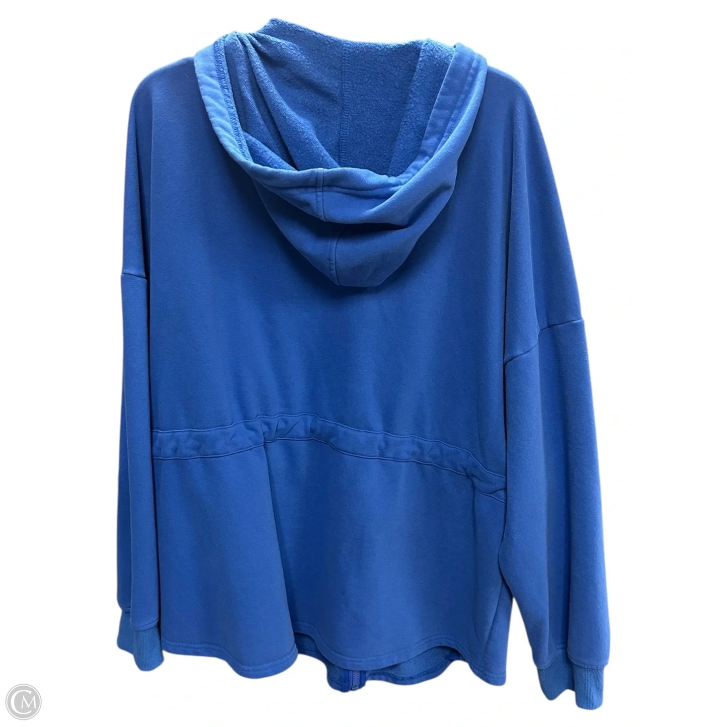 Sweatshirt Hoodie By Clothes Mentor In Blue, Size: Xxl