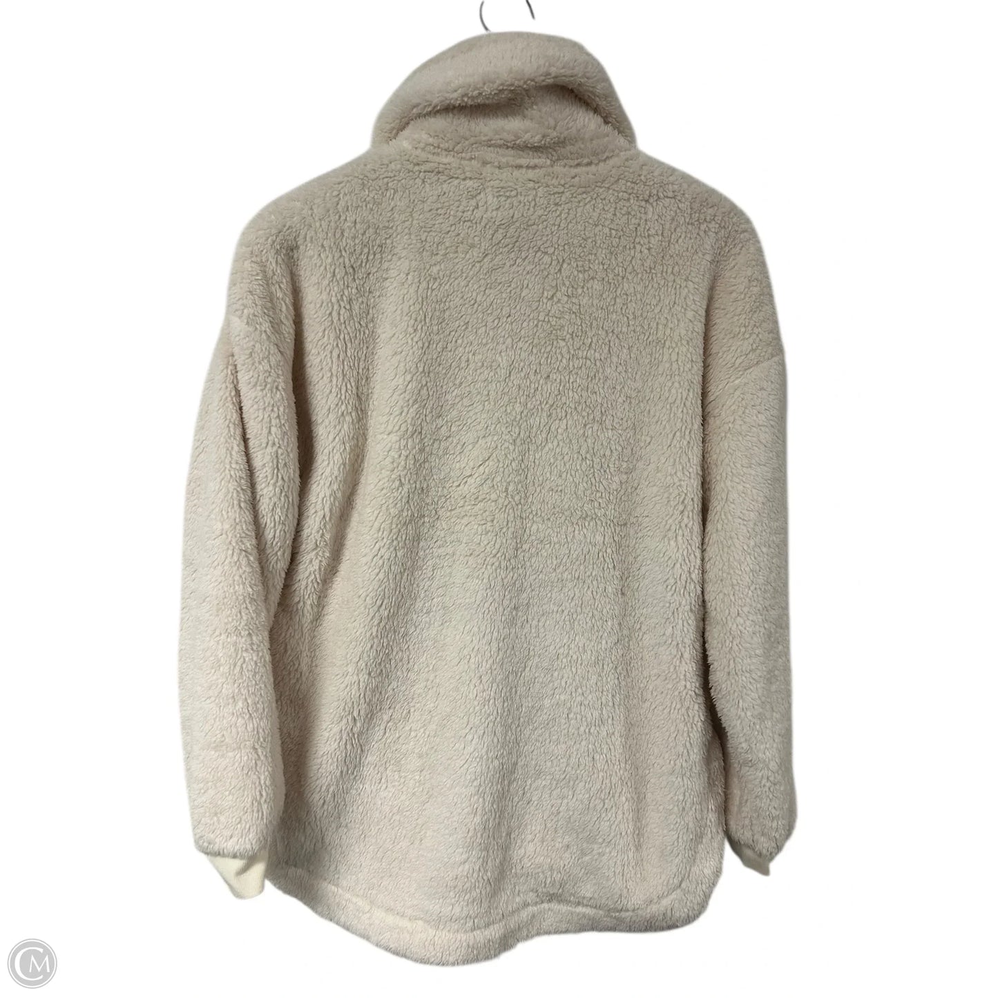 Coat Faux Fur & Sherpa By Z Supply In Cream, Size: S