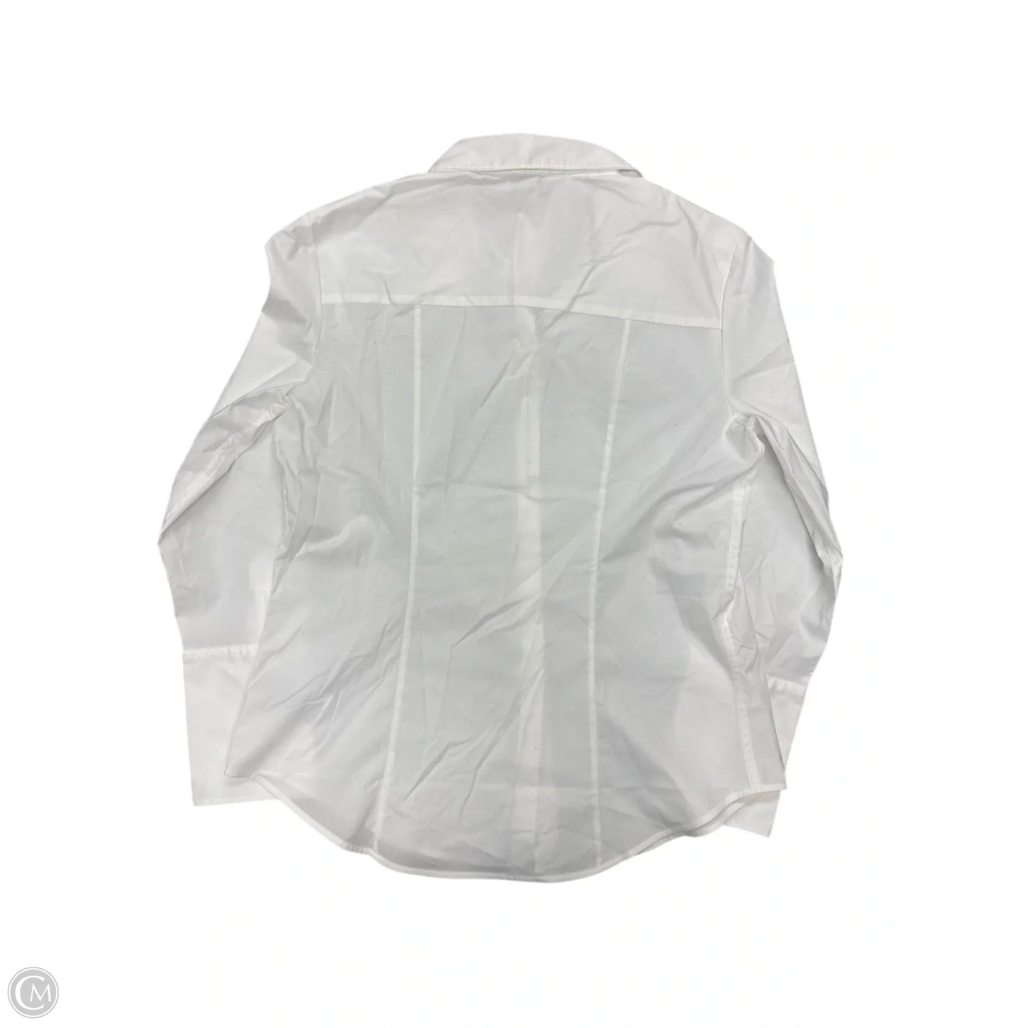 Blouse Long Sleeve By Spanx In White, Size: M