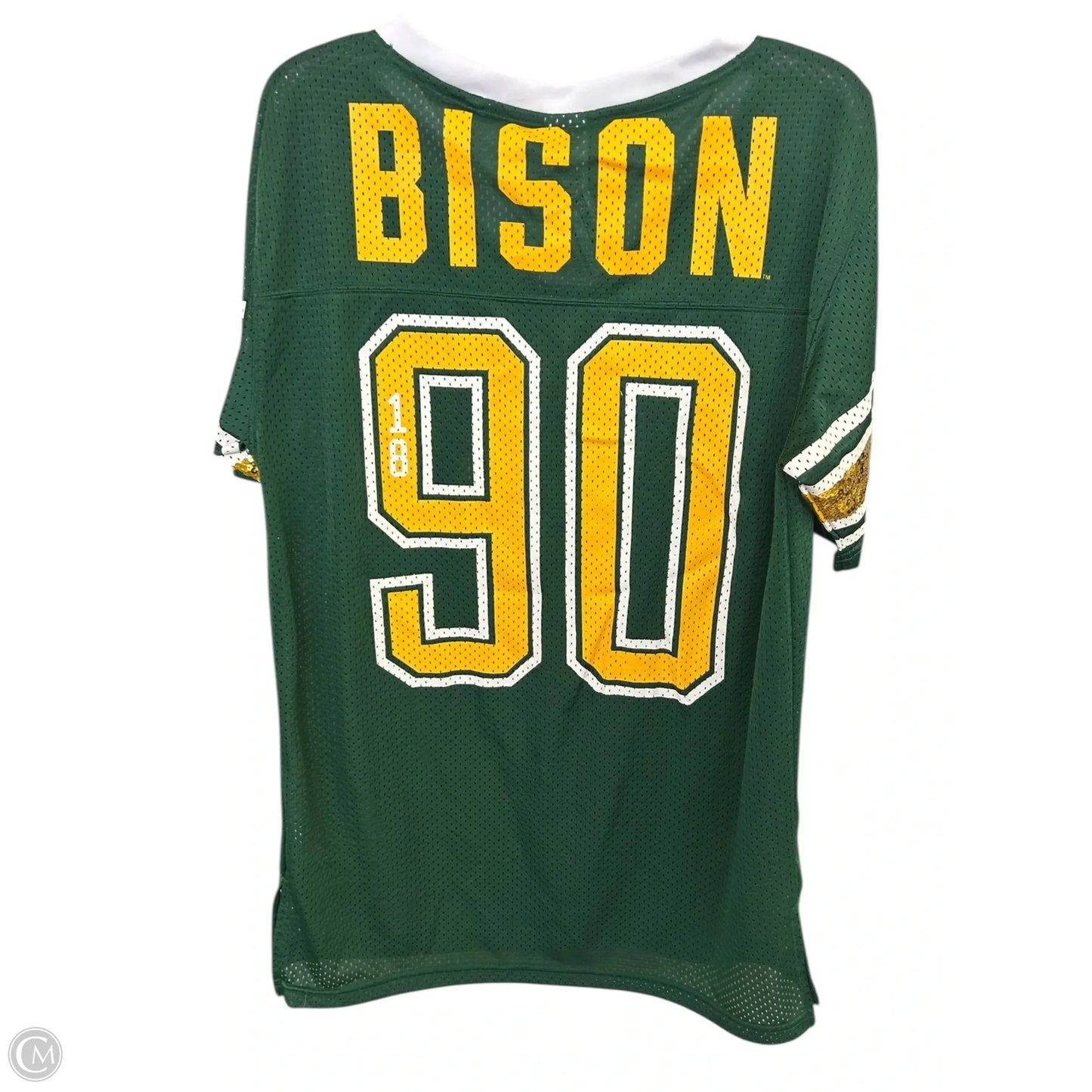 Athletic Top Short Sleeve By Pink In Green, Size: L