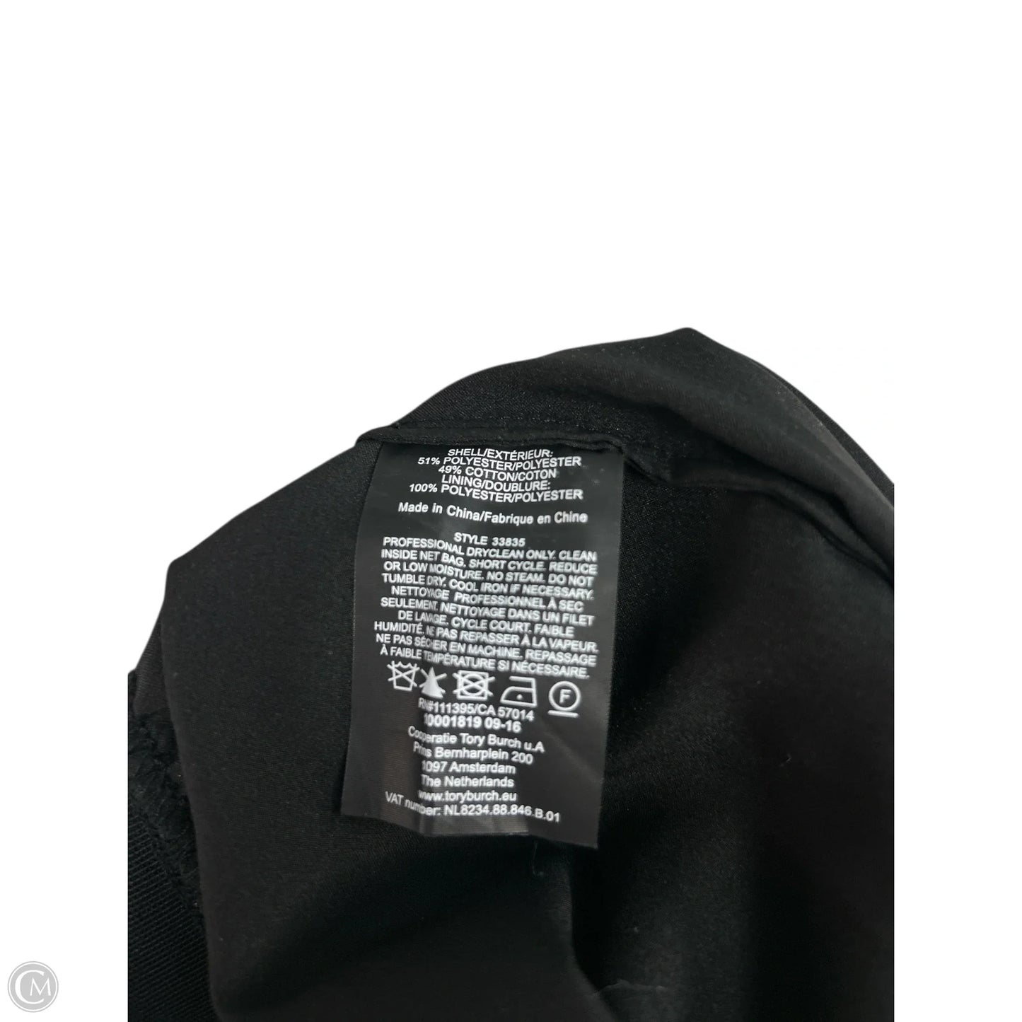 Skirt Designer By Tory Burch In Black & Blue, Size: 6