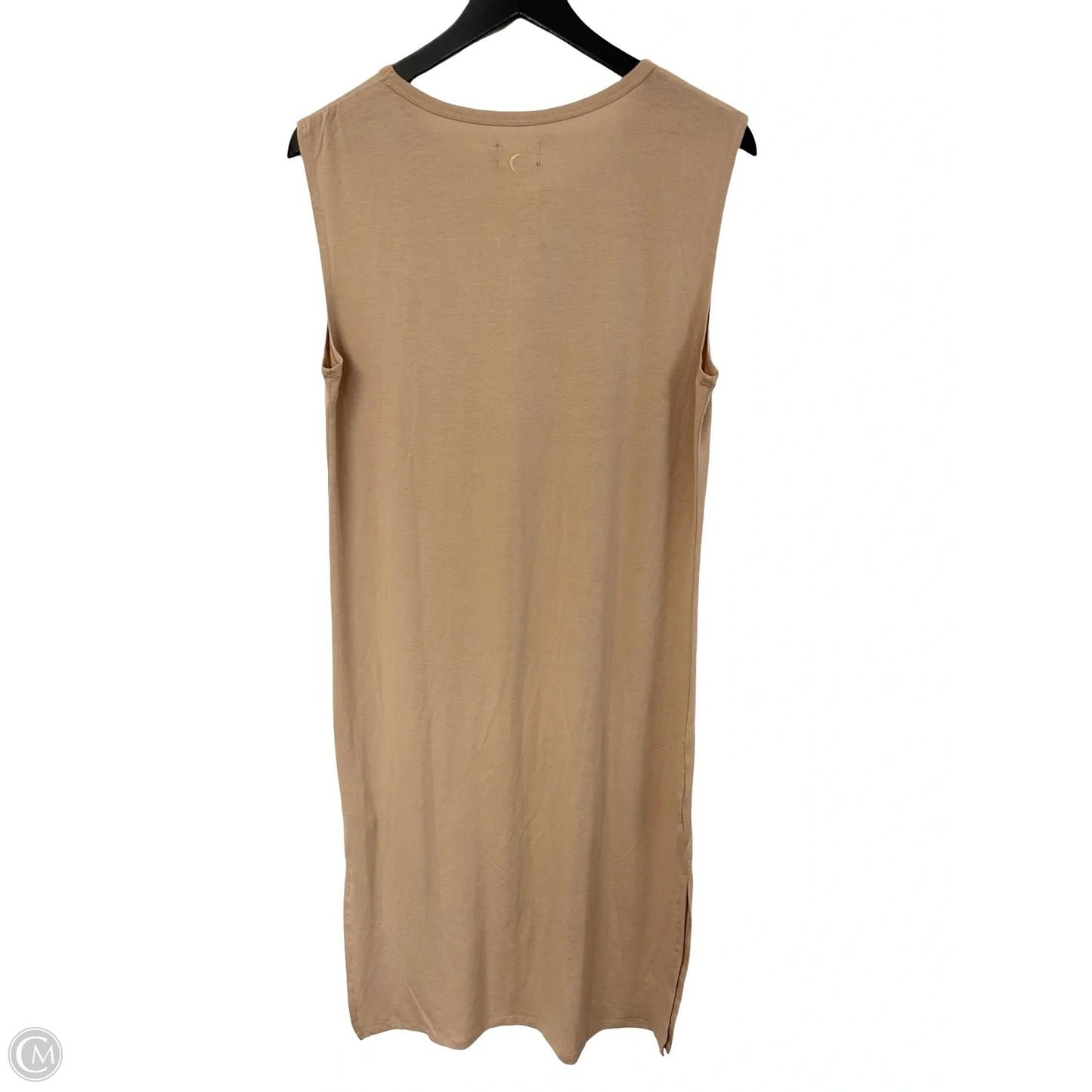 Dress Casual Midi By Zyia In Tan, Size: L