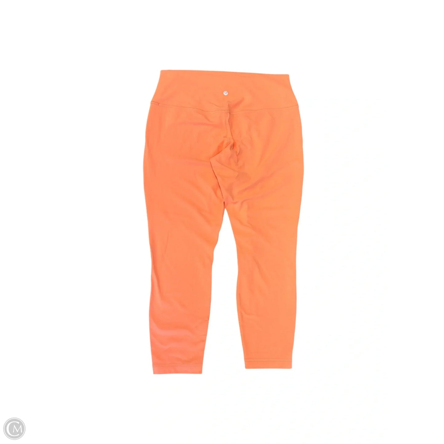 Athletic Leggings By Lululemon In Orange, Size: 14