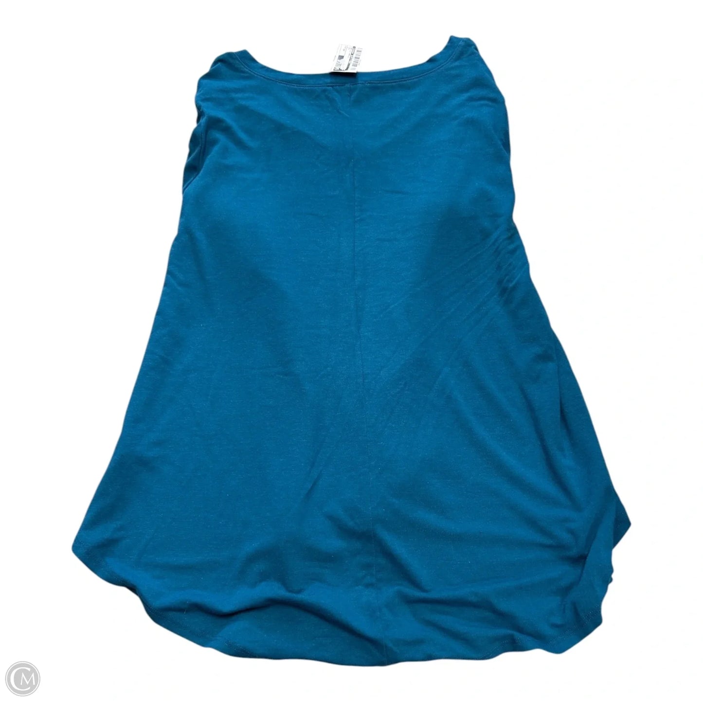 Top Long Sleeve Basic By Zenana Outfitters In Teal, Size: 1x