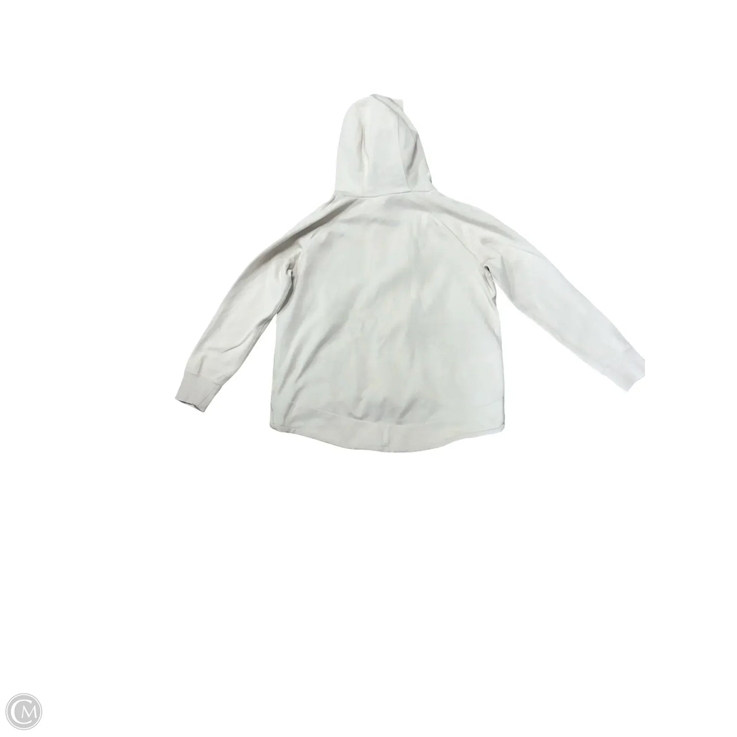 Athletic Sweatshirt Hoodie By Nike In Tan, Size: S