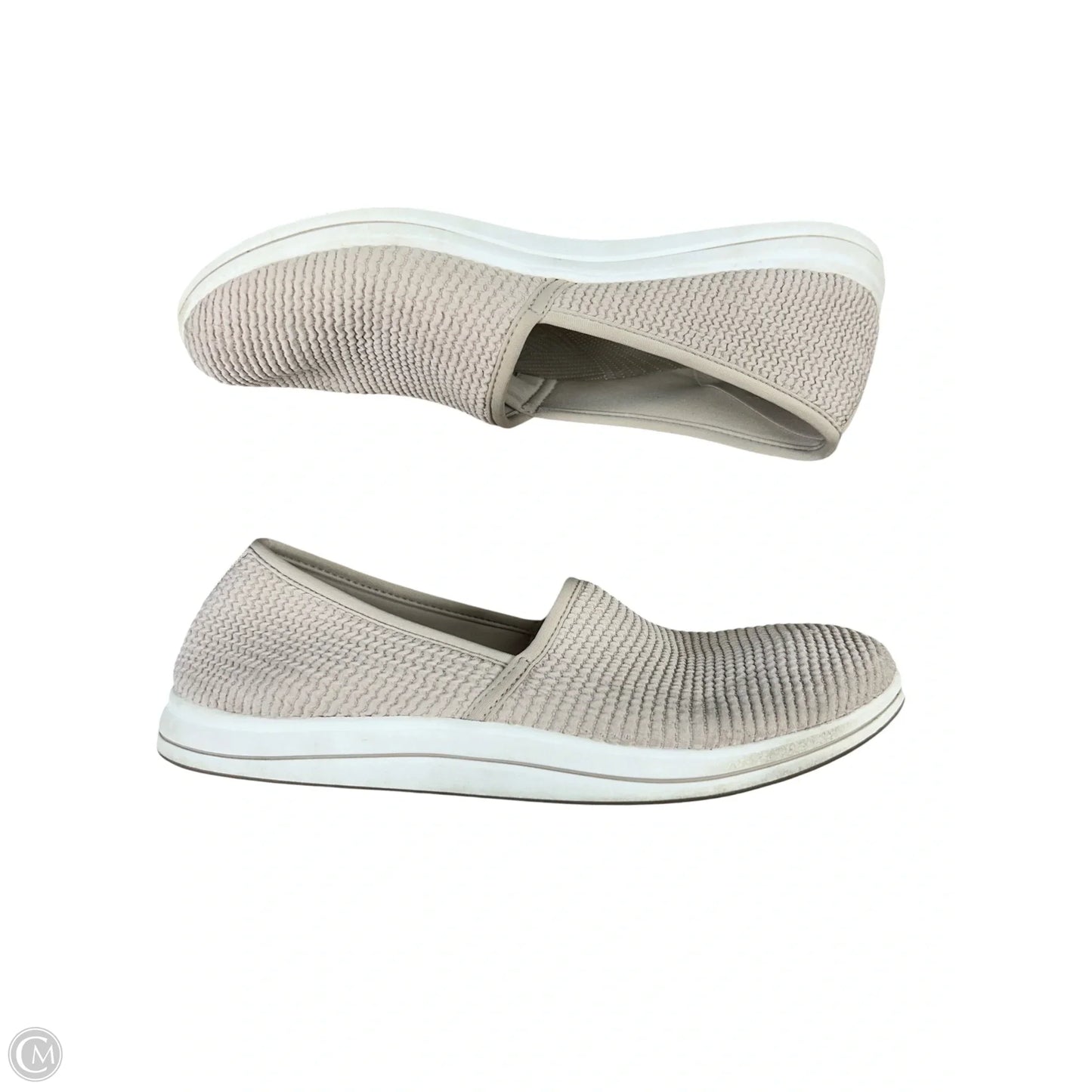 Shoes Flats By Clarks In Tan, Size: 7