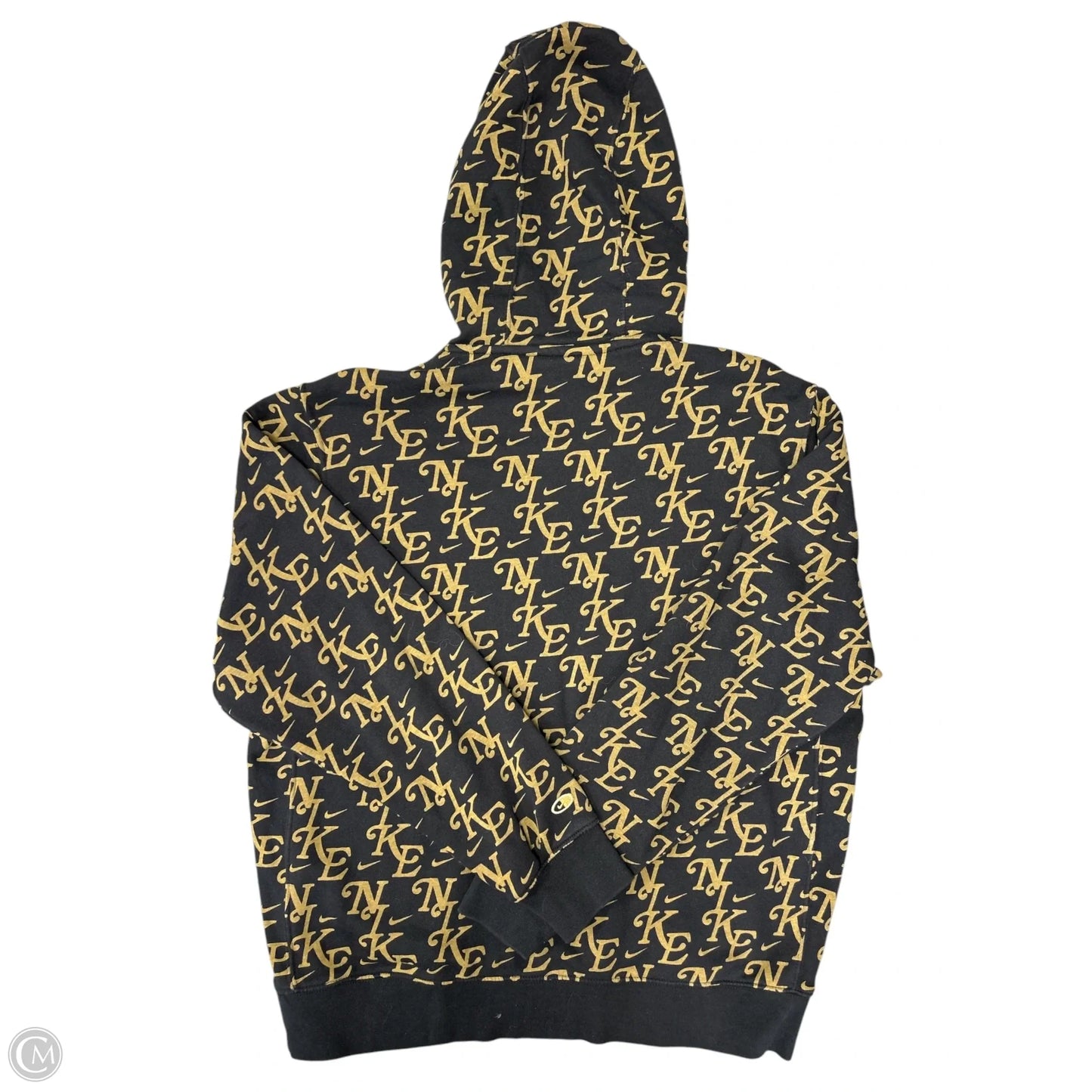 Sweatshirt Hoodie By Nike Apparel In Black, Size: L