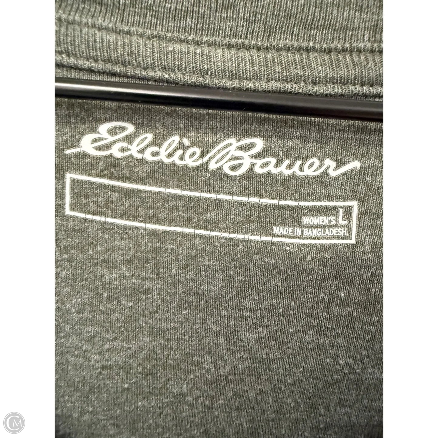 Top Short Sleeve Basic By Eddie Bauer In Green, Size: L