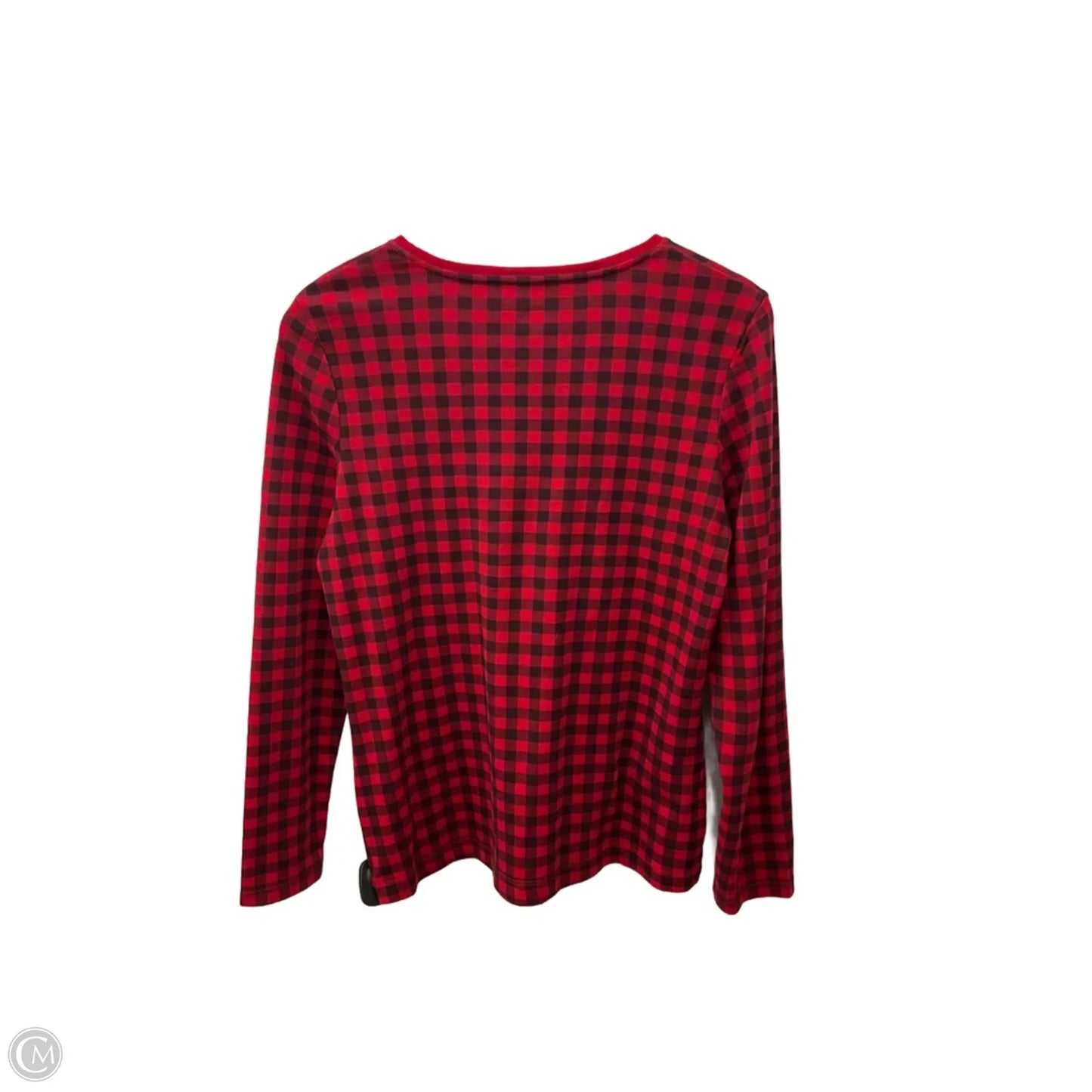 Top Long Sleeve By Croft And Barrow In Red, Size: S