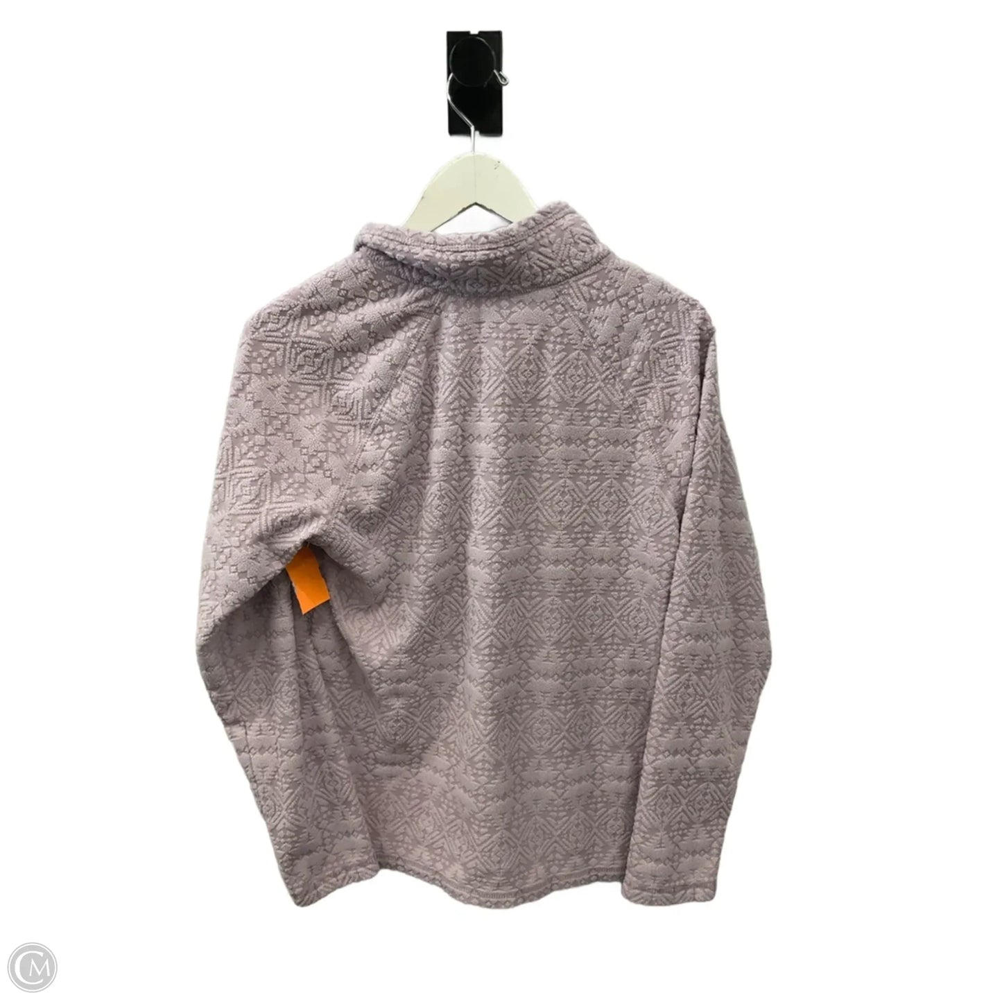 Sweatshirt Collar By Eddie Bauer In Purple, Size: M