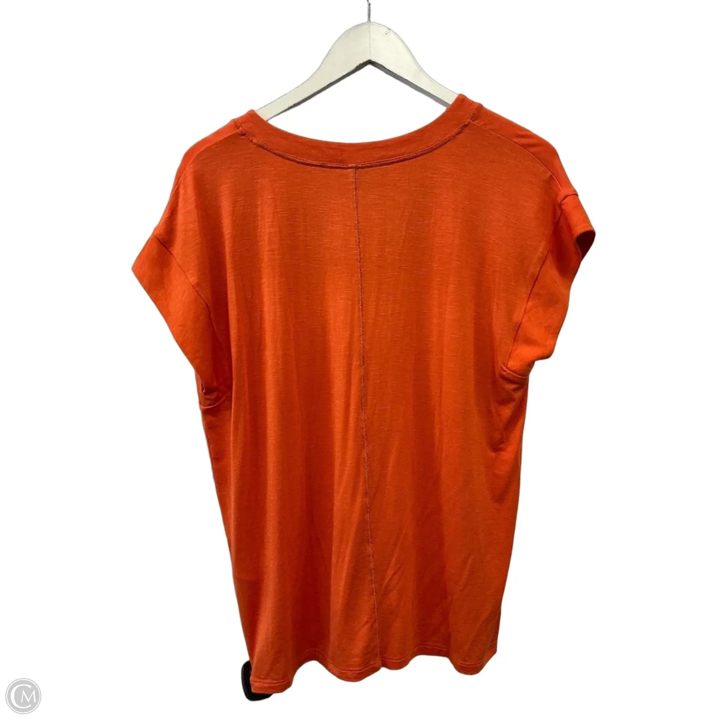 Top Short Sleeve By White House Black Market In Orange, Size: M