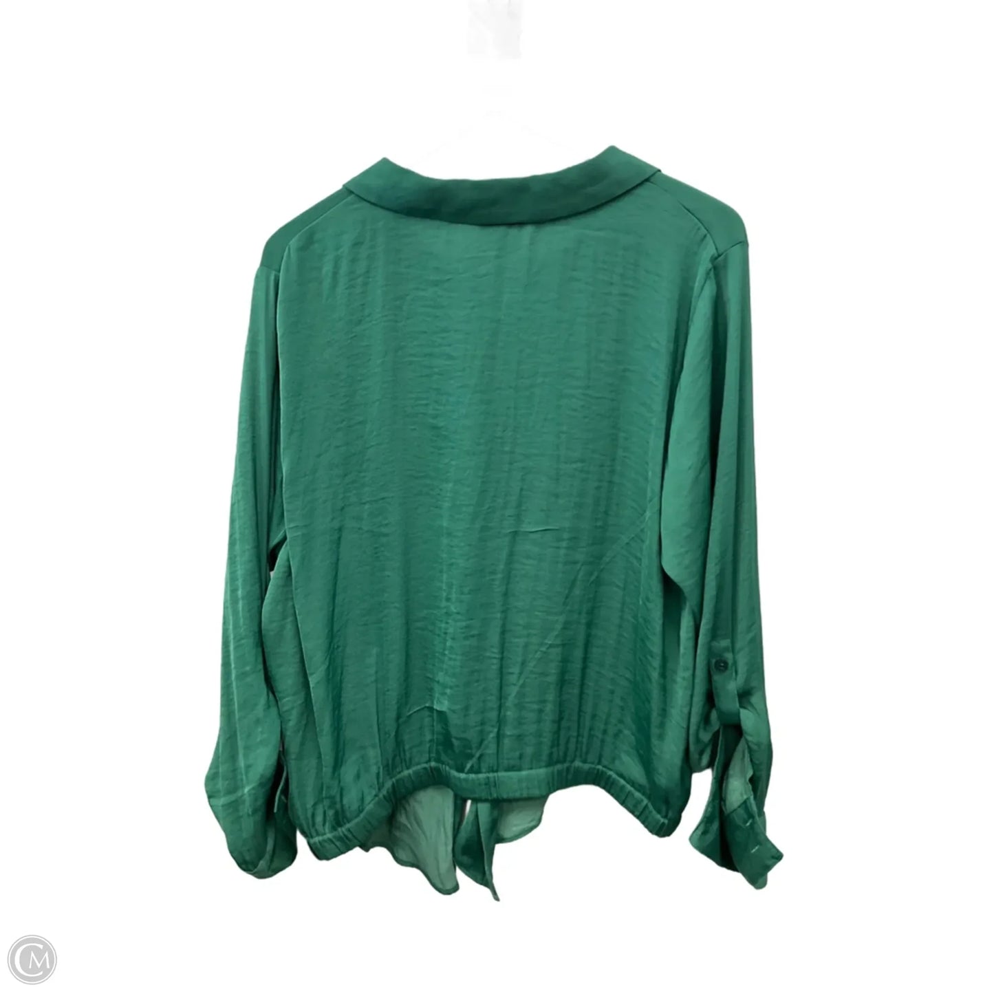 Top Long Sleeve By Simply Vera In Green, Size: Xl