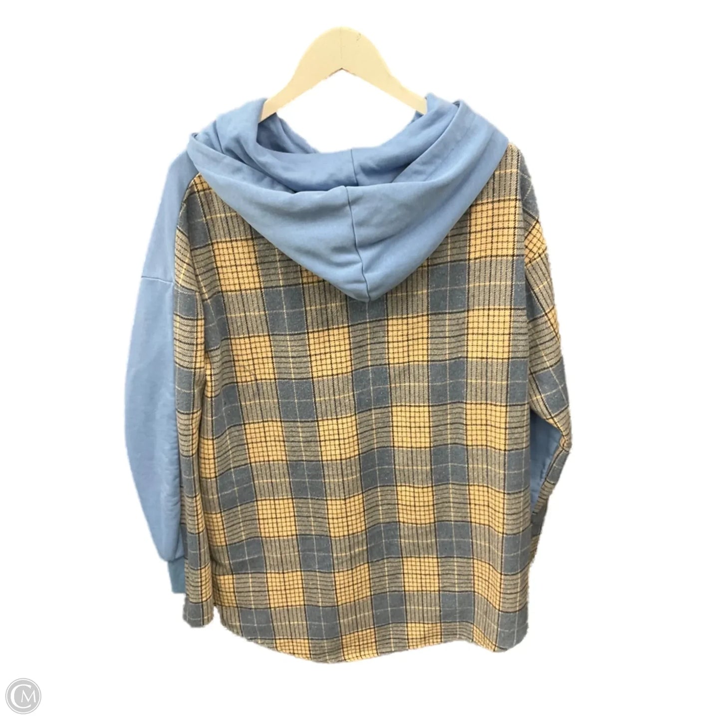 Sweatshirt Hoodie By Fashion Nova In Blue, Size: M