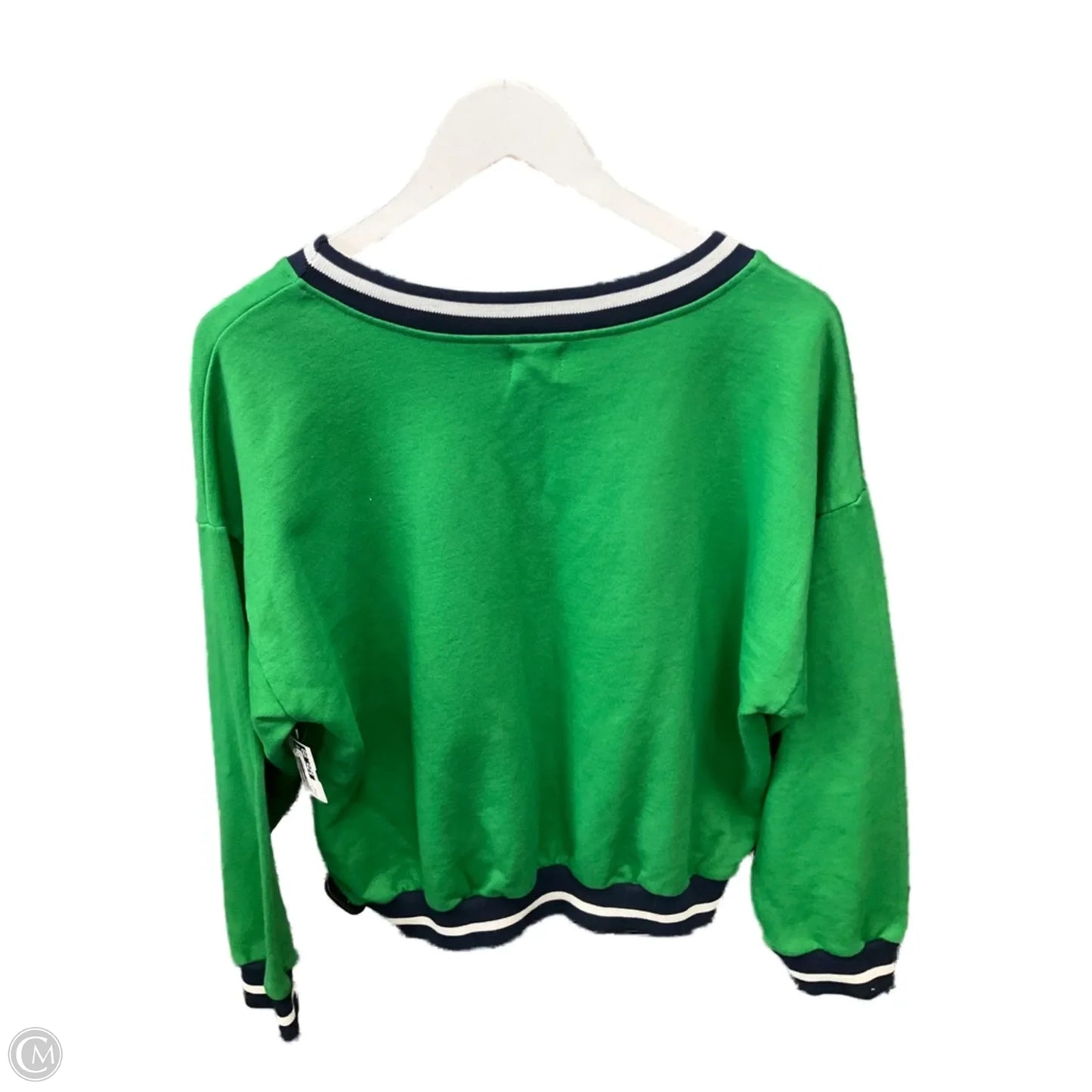Sweatshirt Crewneck By Sundry In Green, Size: M