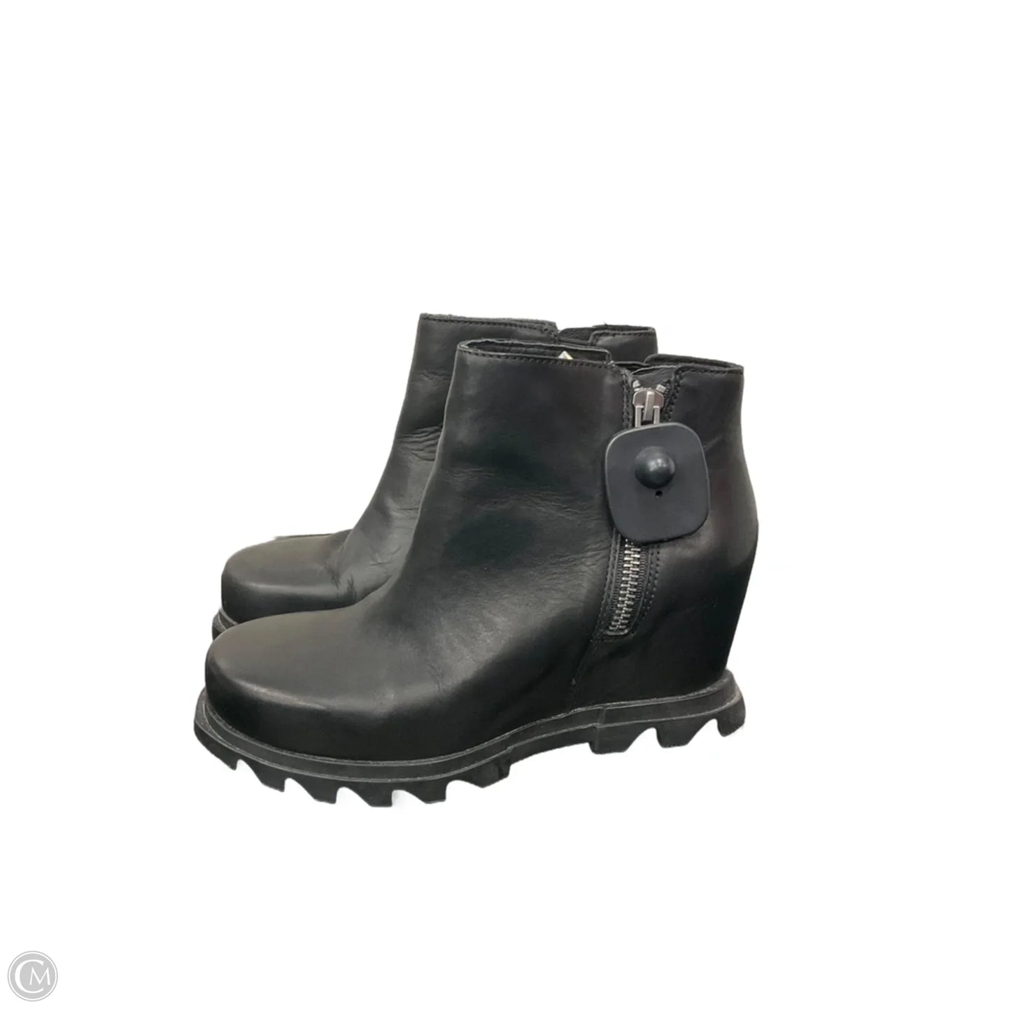 Boots Ankle Heels By Sorel In Black, Size: 7.5