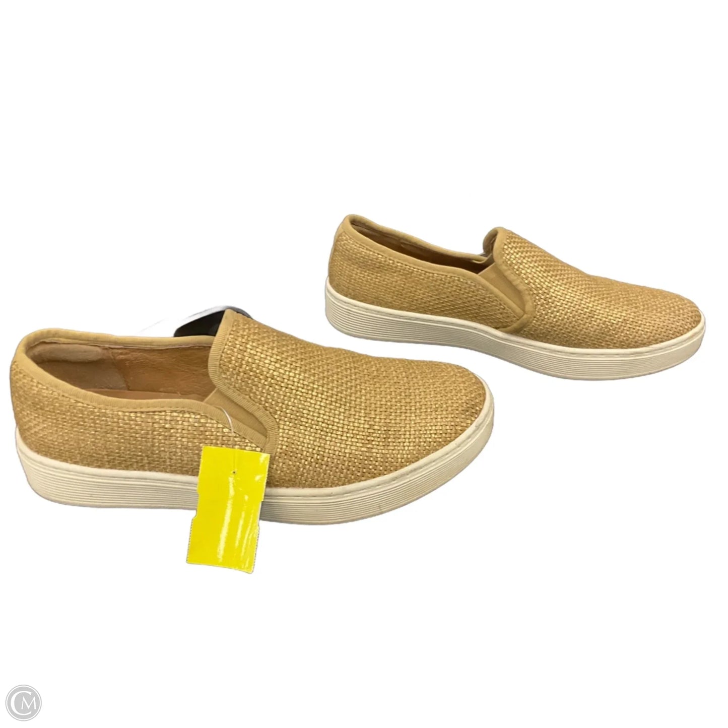 Shoes Flats By Sofft In Gold, Size: 8