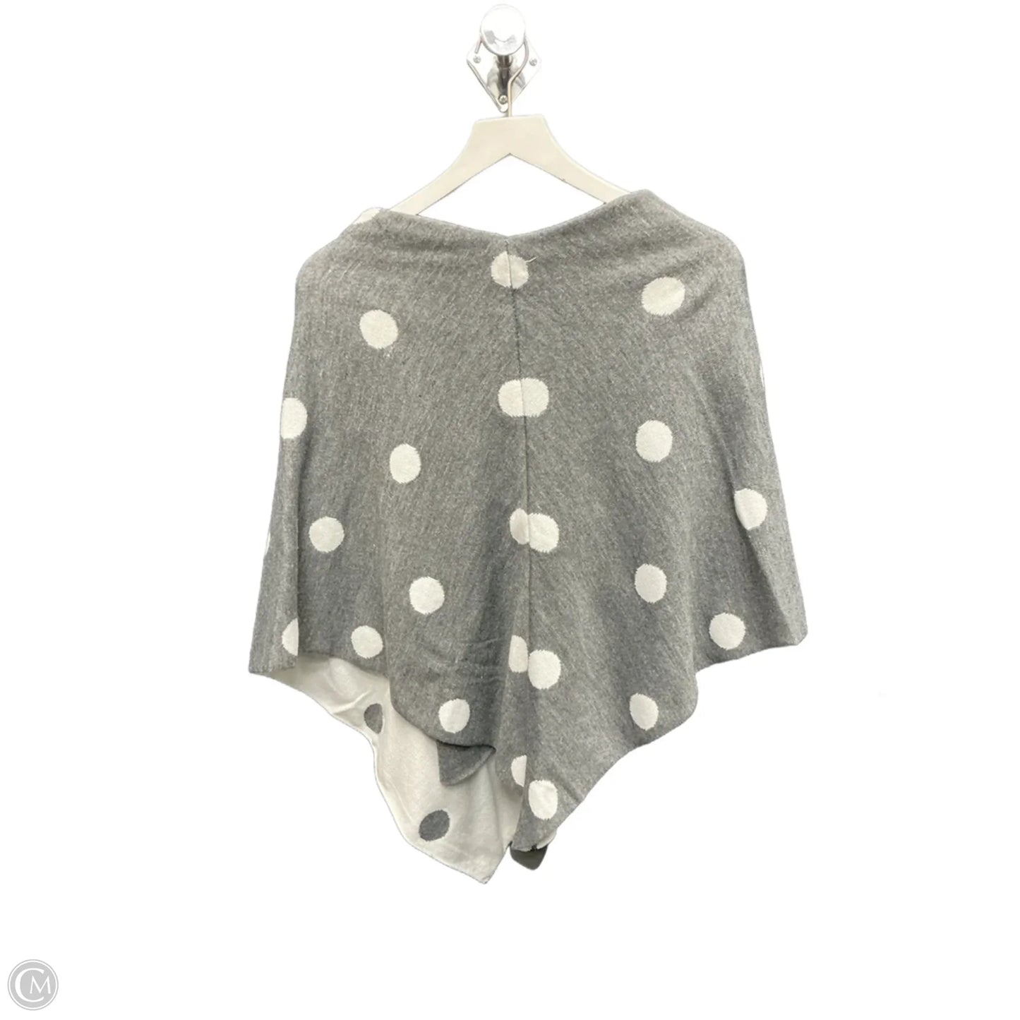 Scarf Winter By Clothes Mentor In Grey & White