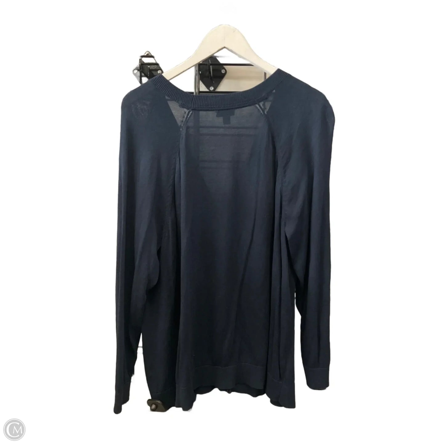 Sweater Cardigan By J.Jill In Navy, Size: 2X