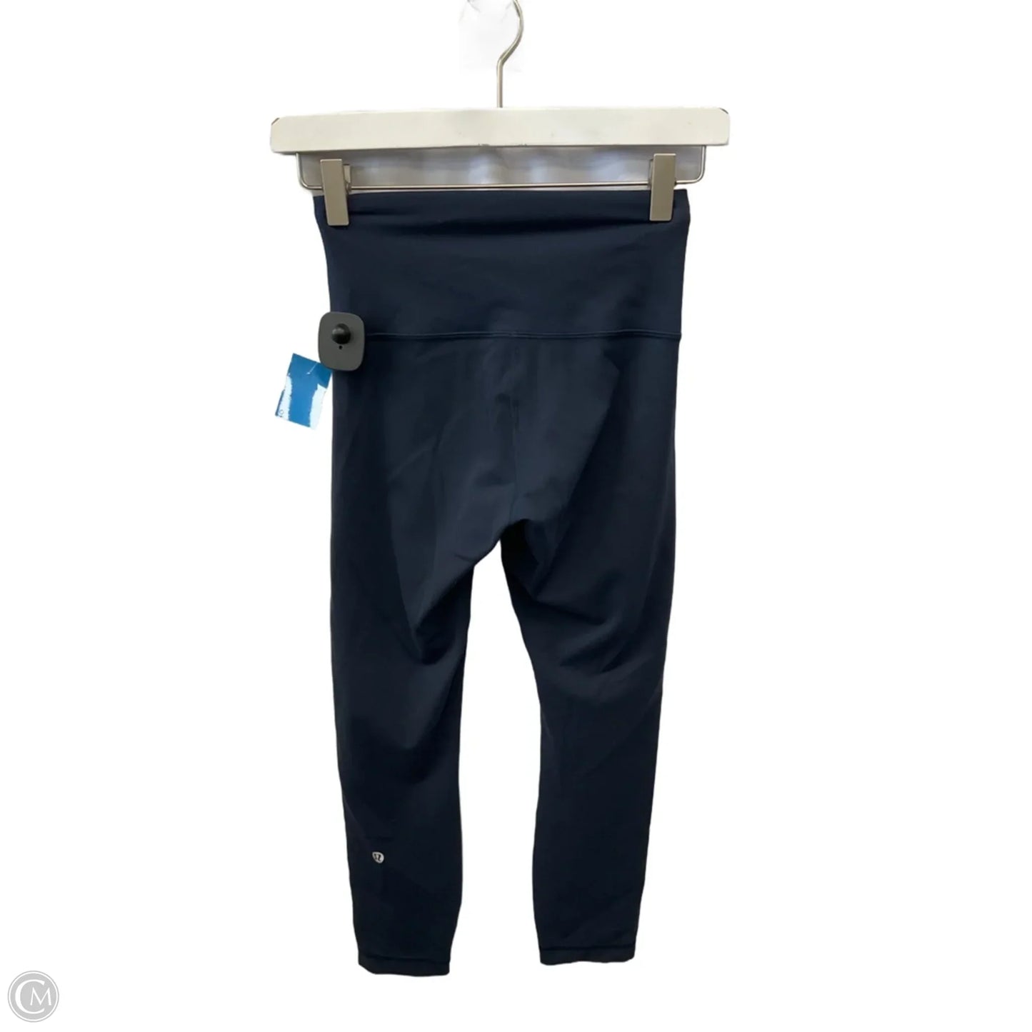 Athletic Capris By Lululemon In Navy, Size: 4