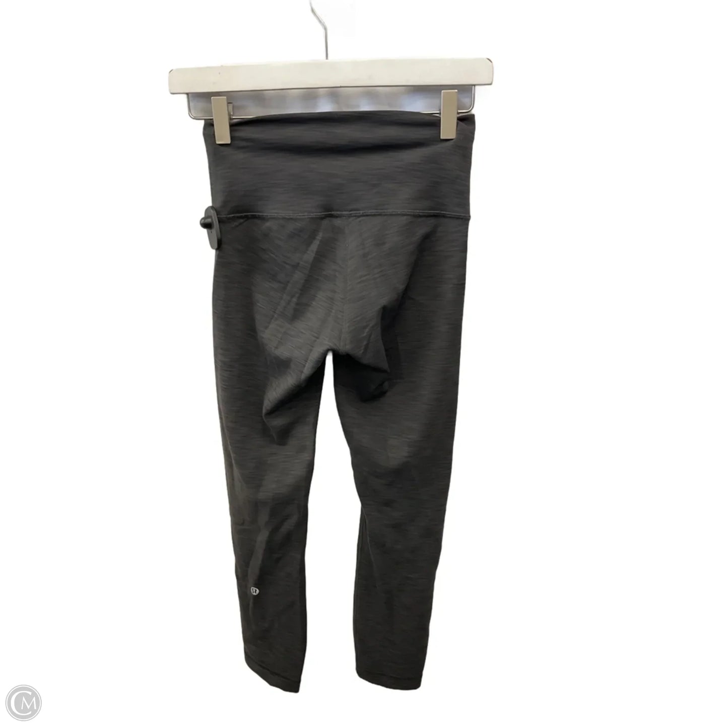 Athletic Capris By Lululemon In Grey, Size: 4