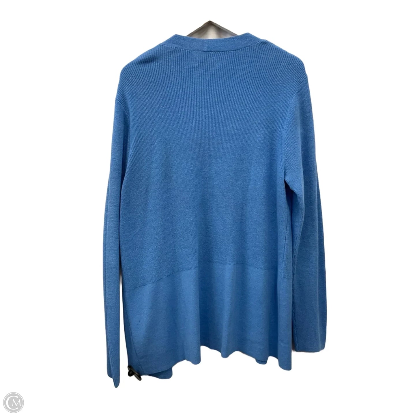 Sweater Cardigan By Croft And Barrow In Blue, Size: Xl