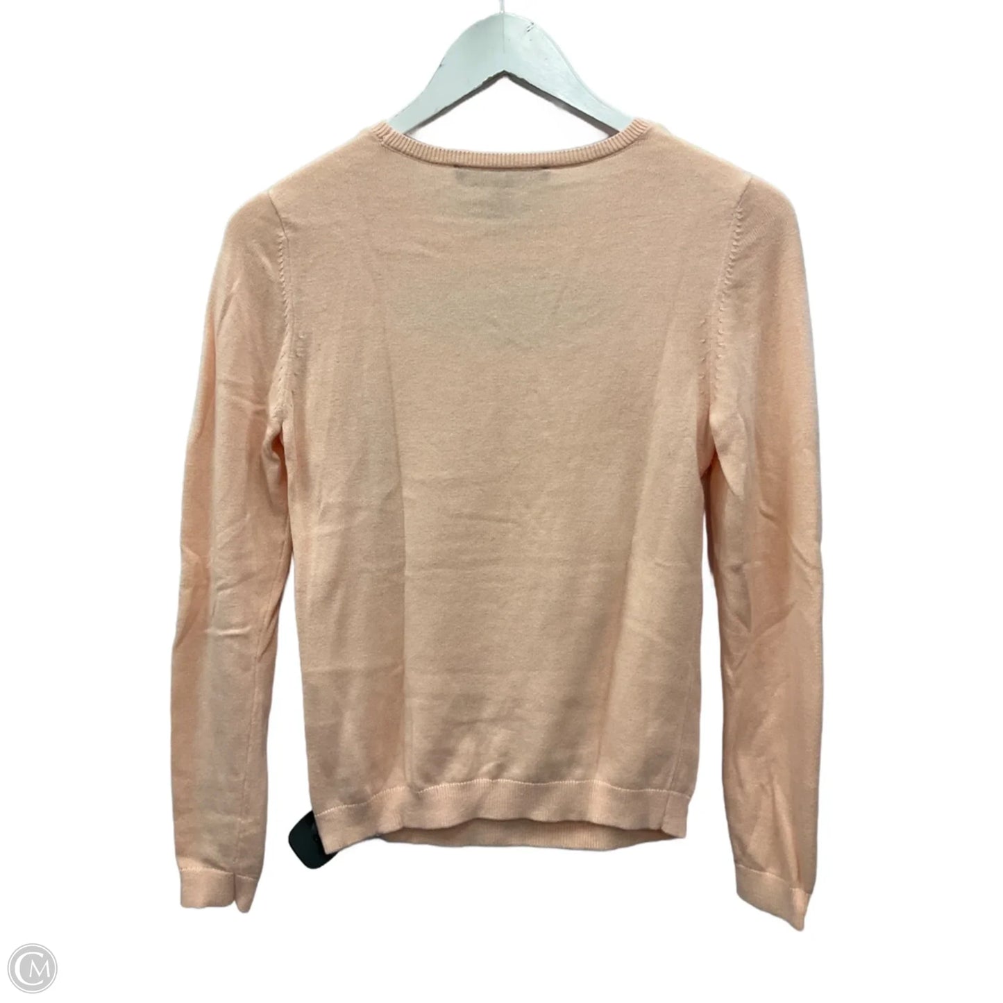 Top Long Sleeve By White House Black Market In Peach, Size: S