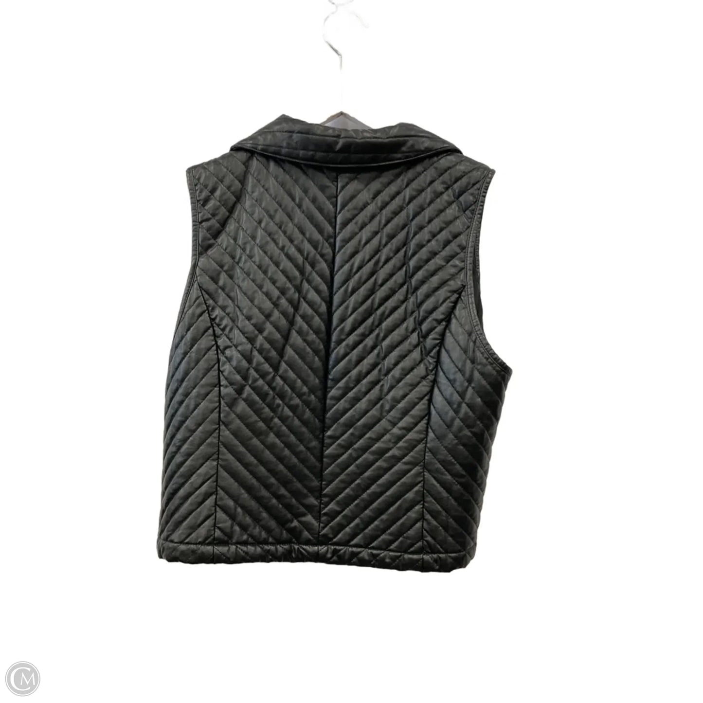 Vest Puffer & Quilted By Chicos In Black, Size: M